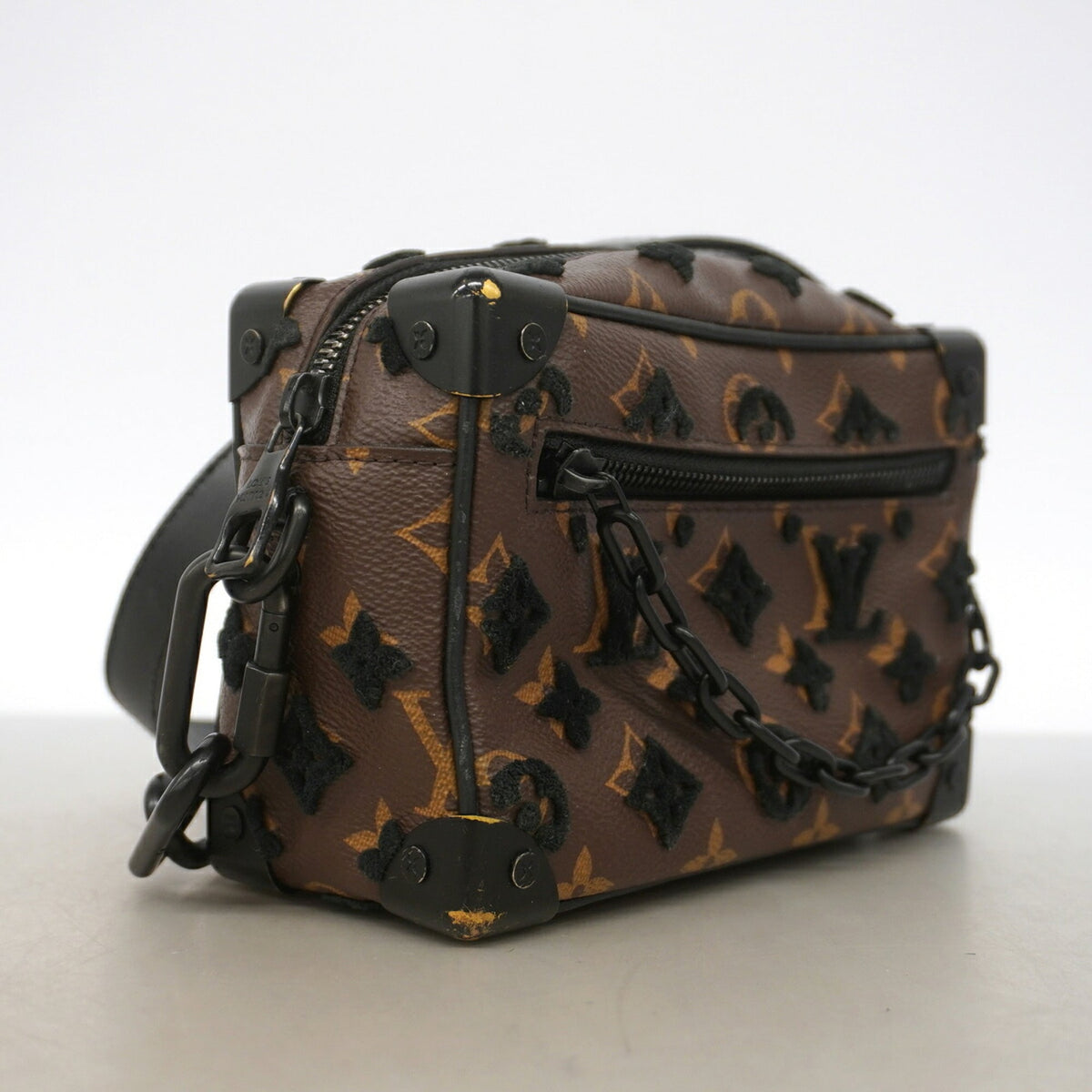 Louis Vuitton Black Brown Shoulder Bag (Pre-Owned)