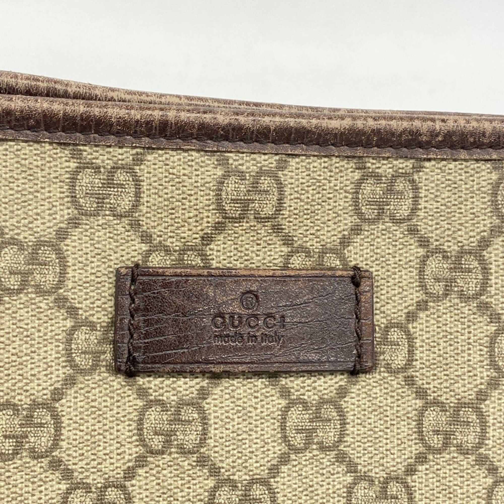 Gucci Brown Pvc Tote Bag (Pre-Owned)