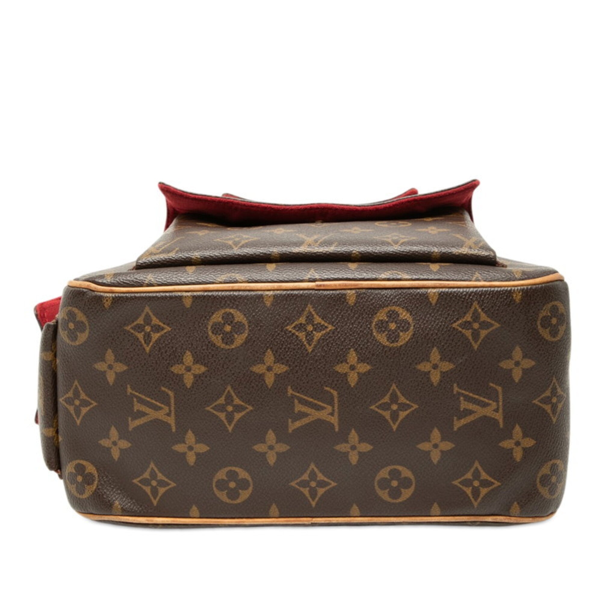 Louis Vuitton Brown Pvc Leather Handbag (Pre-Owned)
