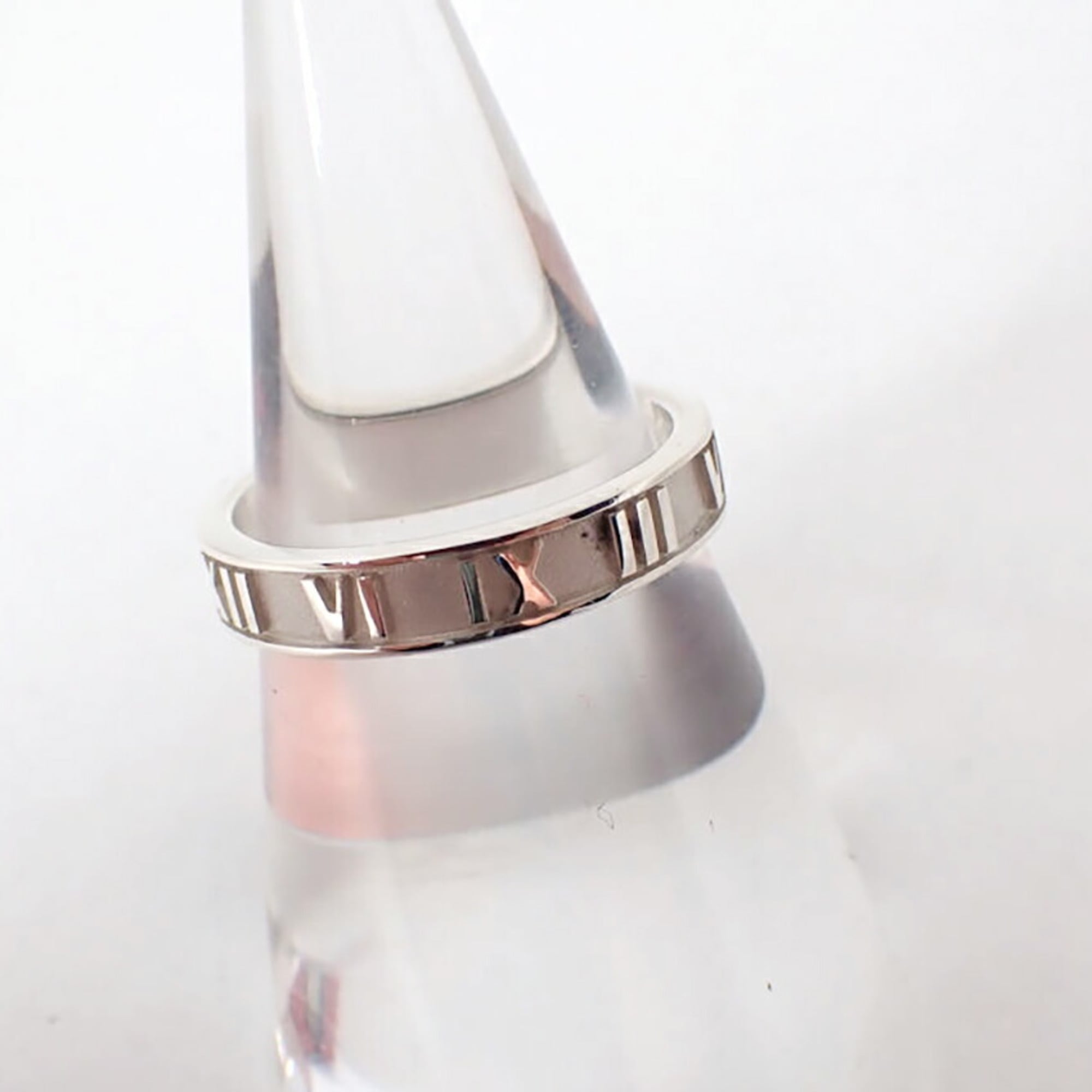 Tiffany Silver Sterling Silver 925 Band Ring (Pre-Owned)