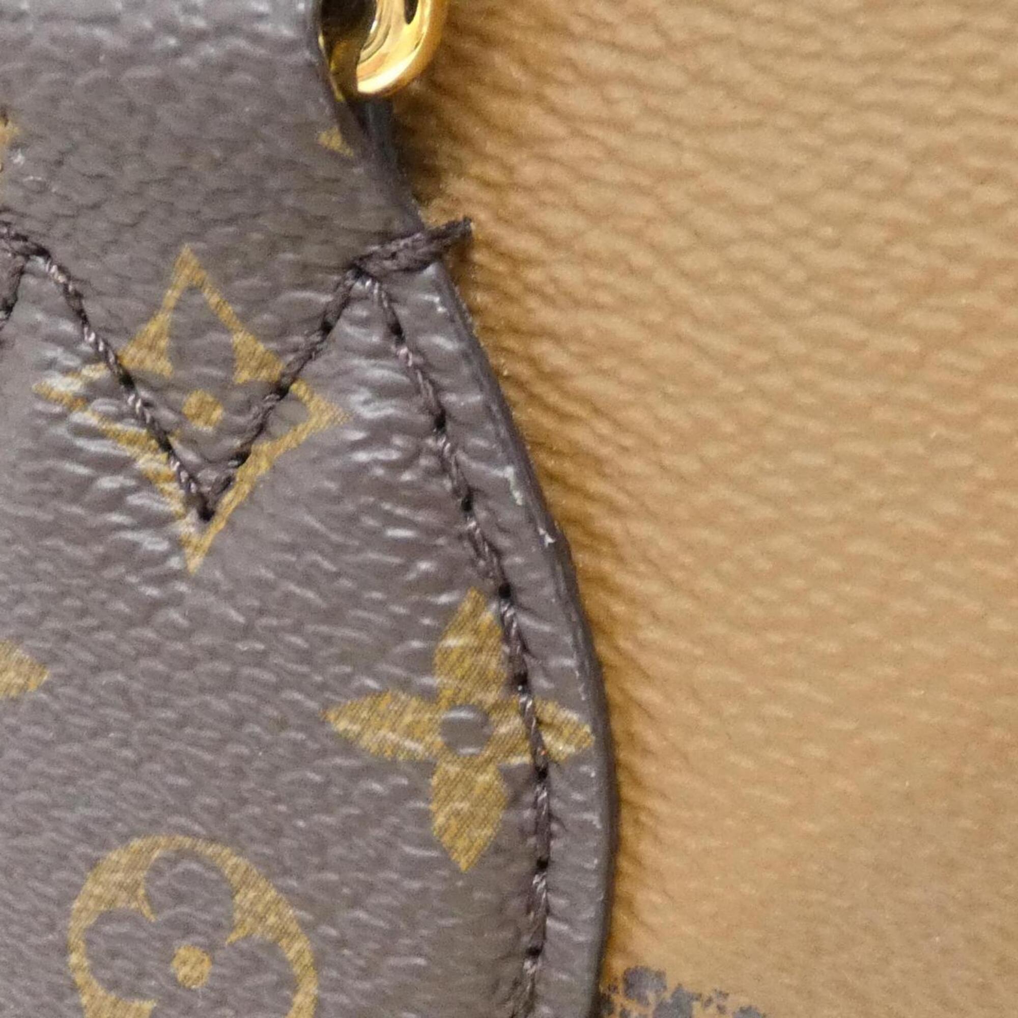 Louis Vuitton Marron Coated Canvas Handbag (Pre-Owned)