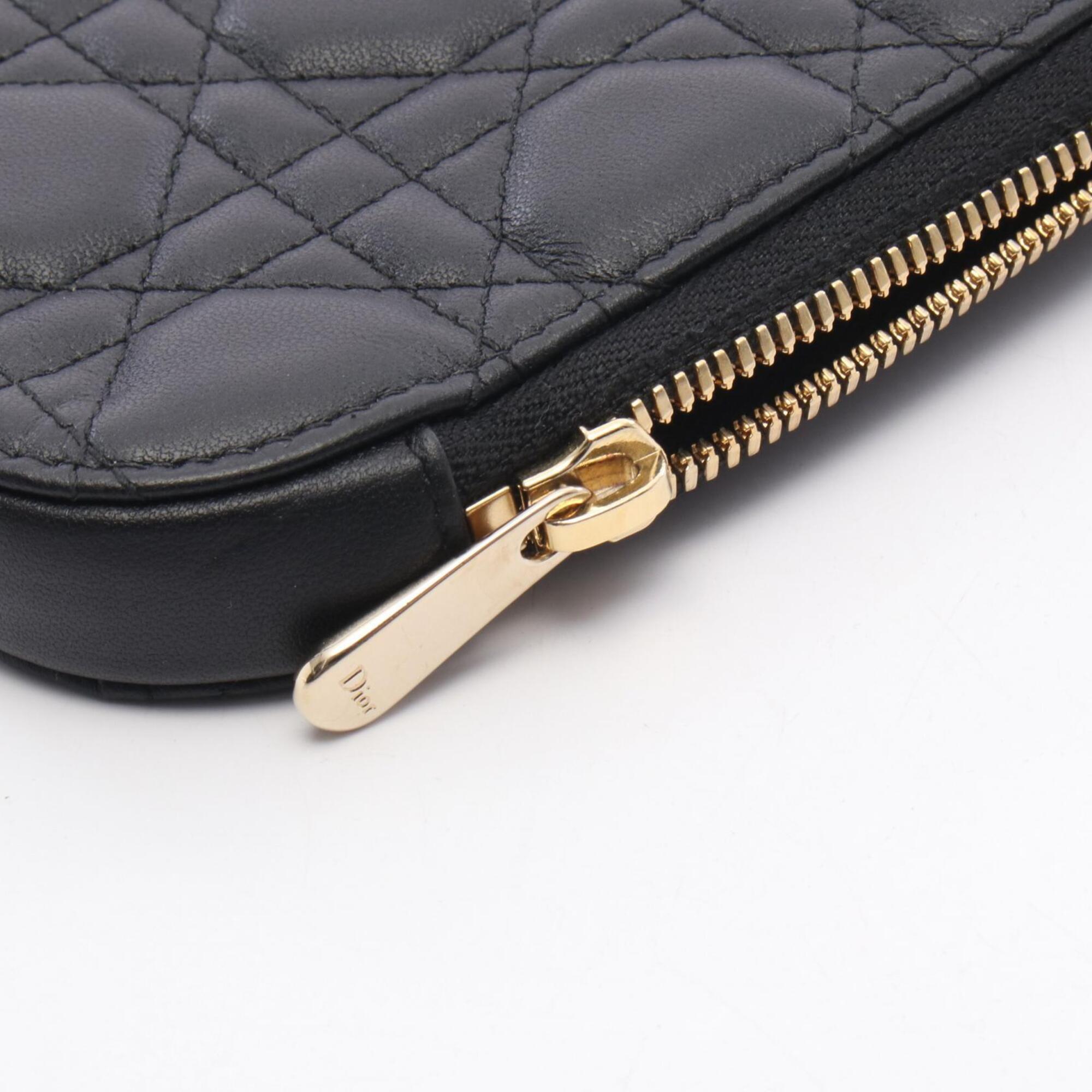 Christian Dior Black Leather Handbag (Pre-Owned)