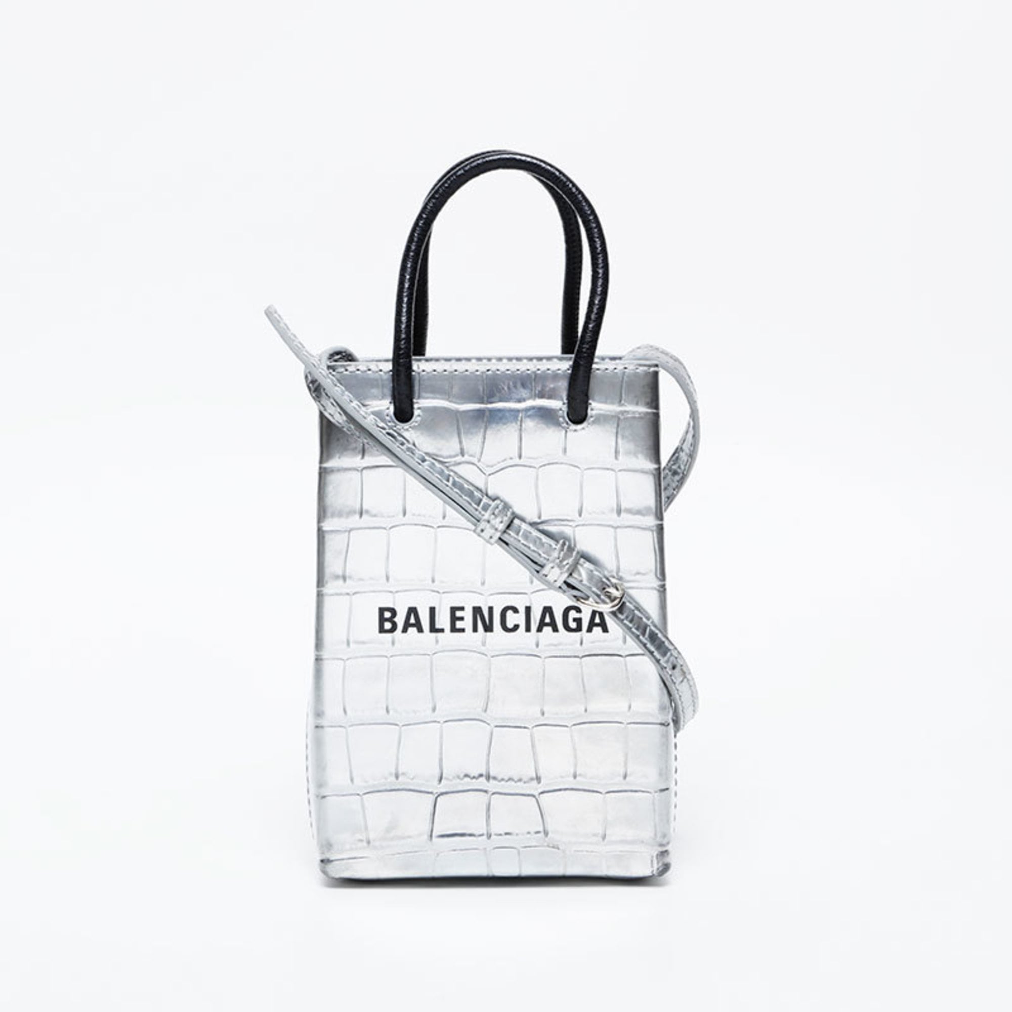 Balenciaga Silver Leather Shoulder Bag (Pre-Owned)