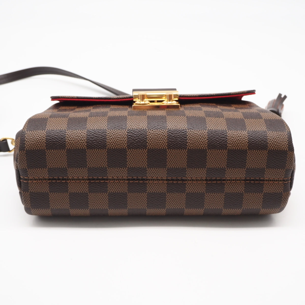 Louis Vuitton Beige Black Brown Damier Canvas Damier Canvas Shoulder Bag (Pre-Owned)