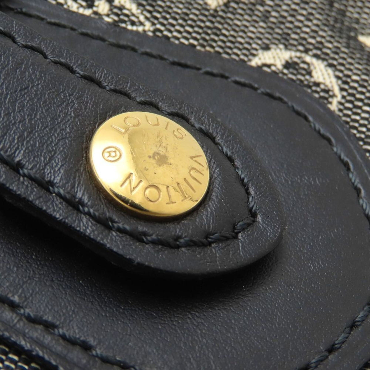 Louis Vuitton Noir Monogram Mini Canvas Leather Shoulder Bag (Pre-Owned)