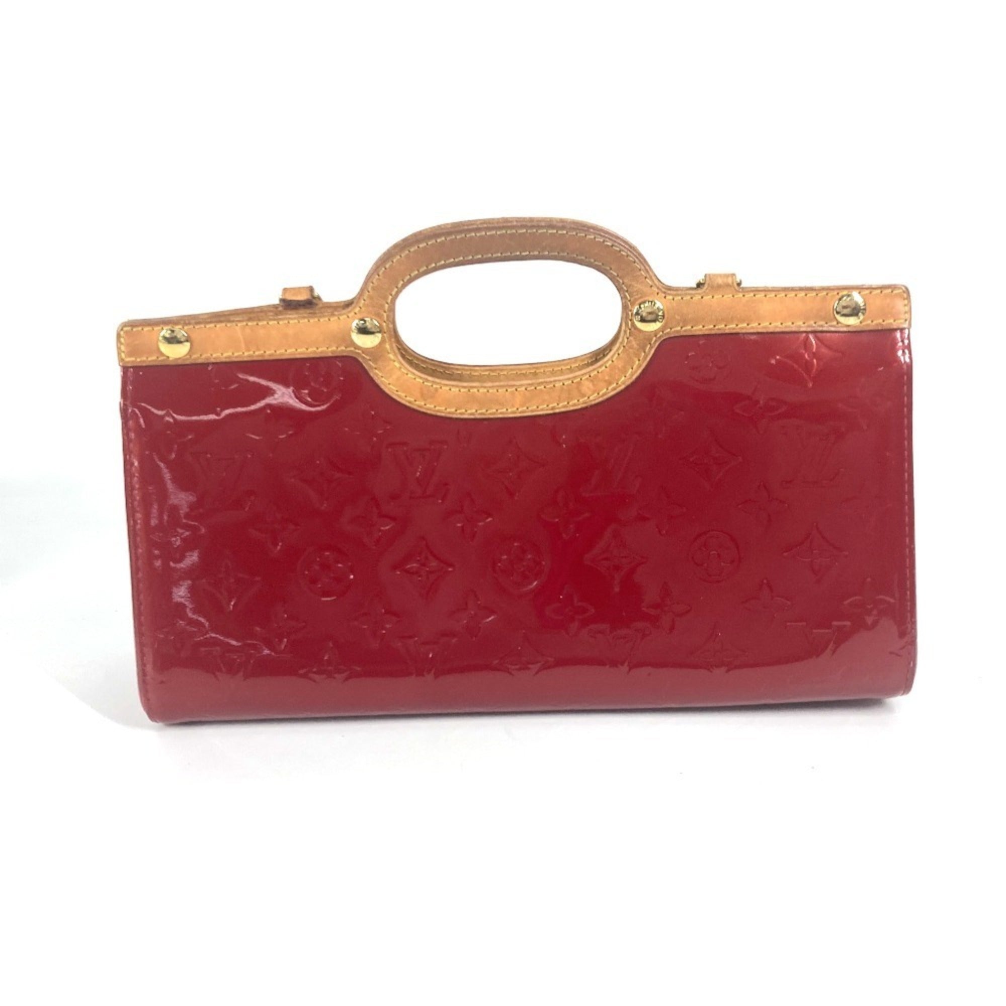 Louis Vuitton Monogram Vernis Red Color Monogram Vernis Handbag (Pre-Owned)