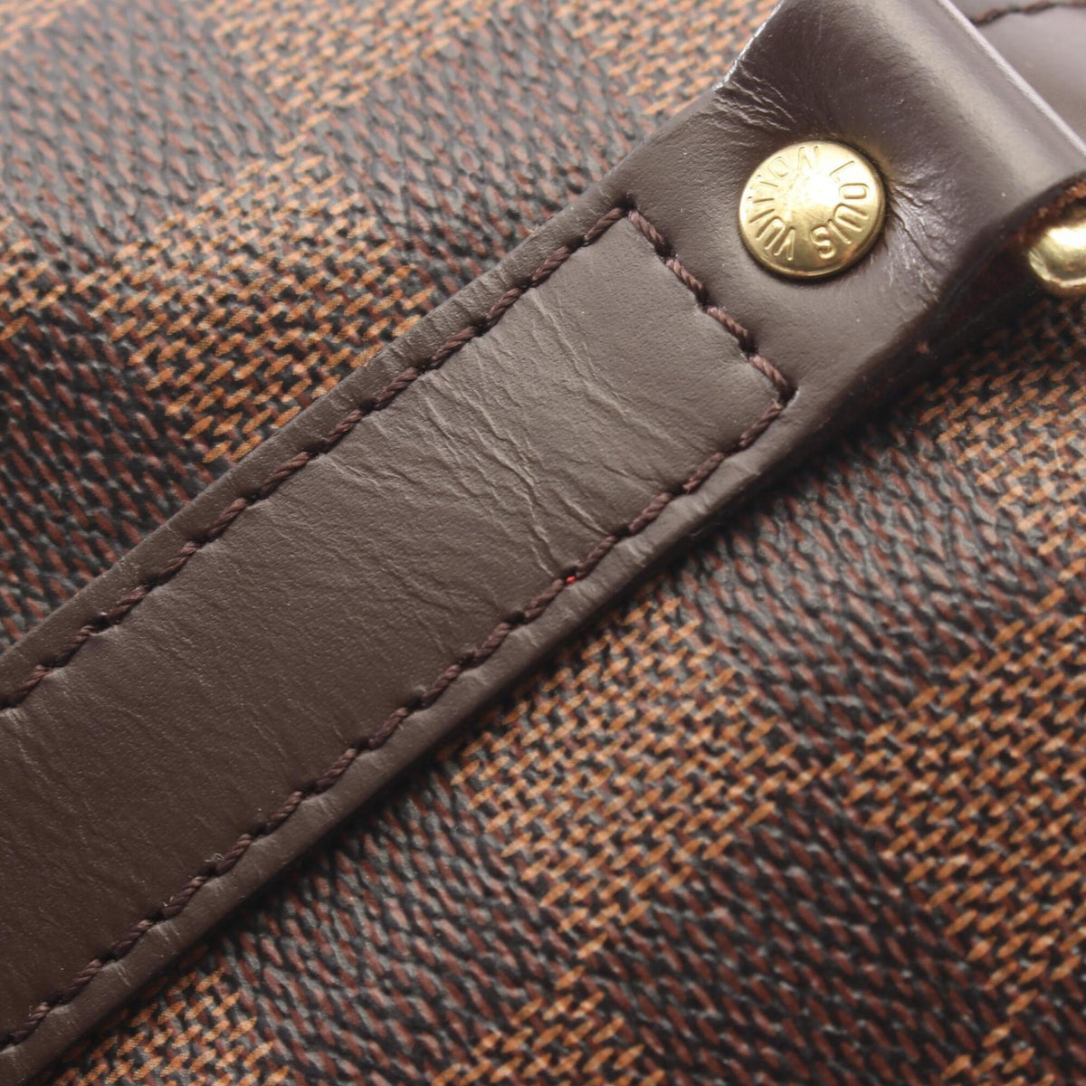 Louis Vuitton Brown Damier Canvas Coated Canvas Damier Canvas Leather Handbag (Pre-Owned)