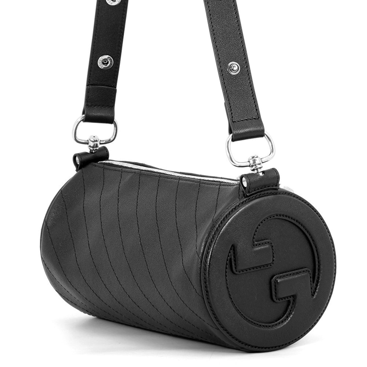 Gucci Black Leather Shoulder Bag (Pre-Owned)