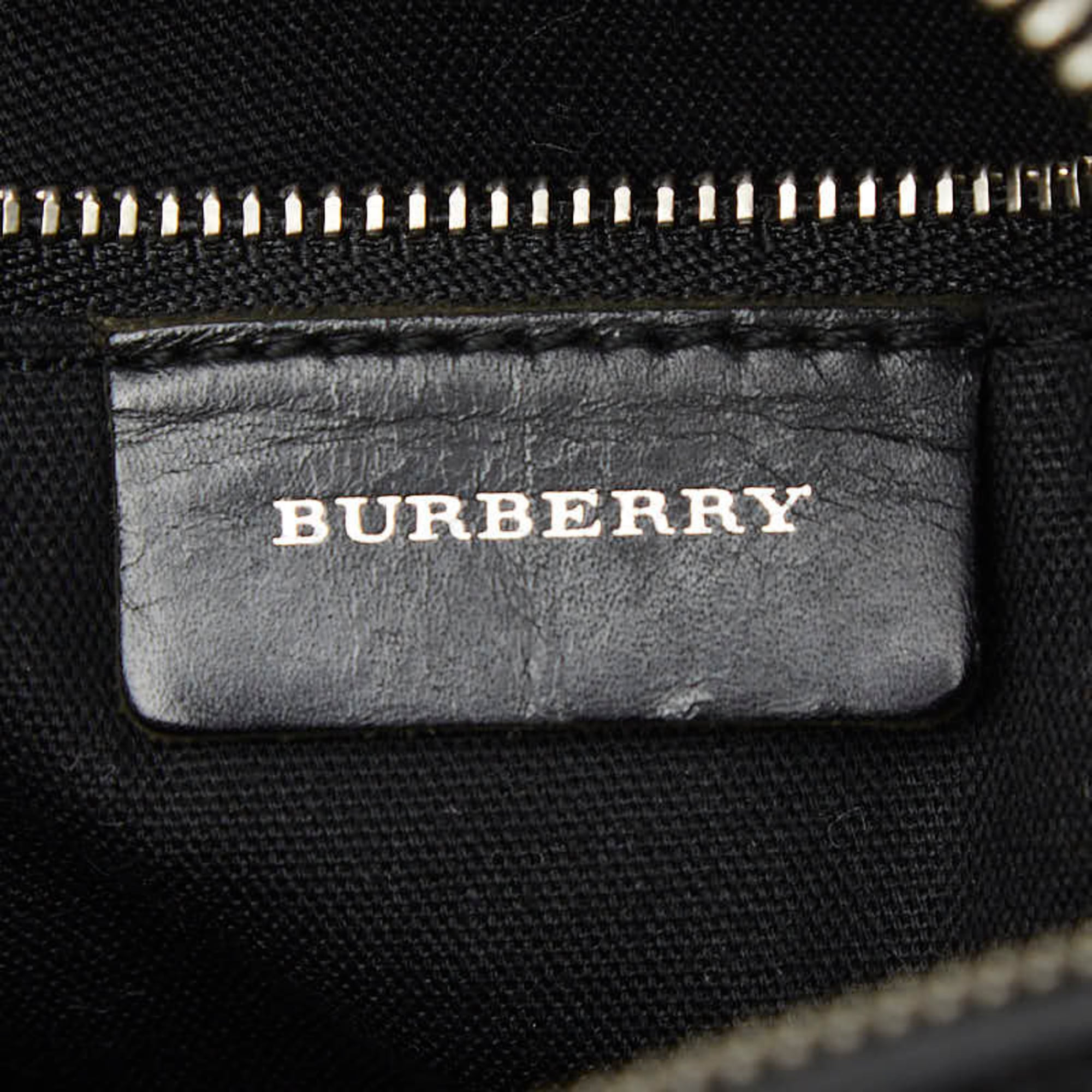 Burberry Black Brown Shoulder Bag (Pre-Owned)