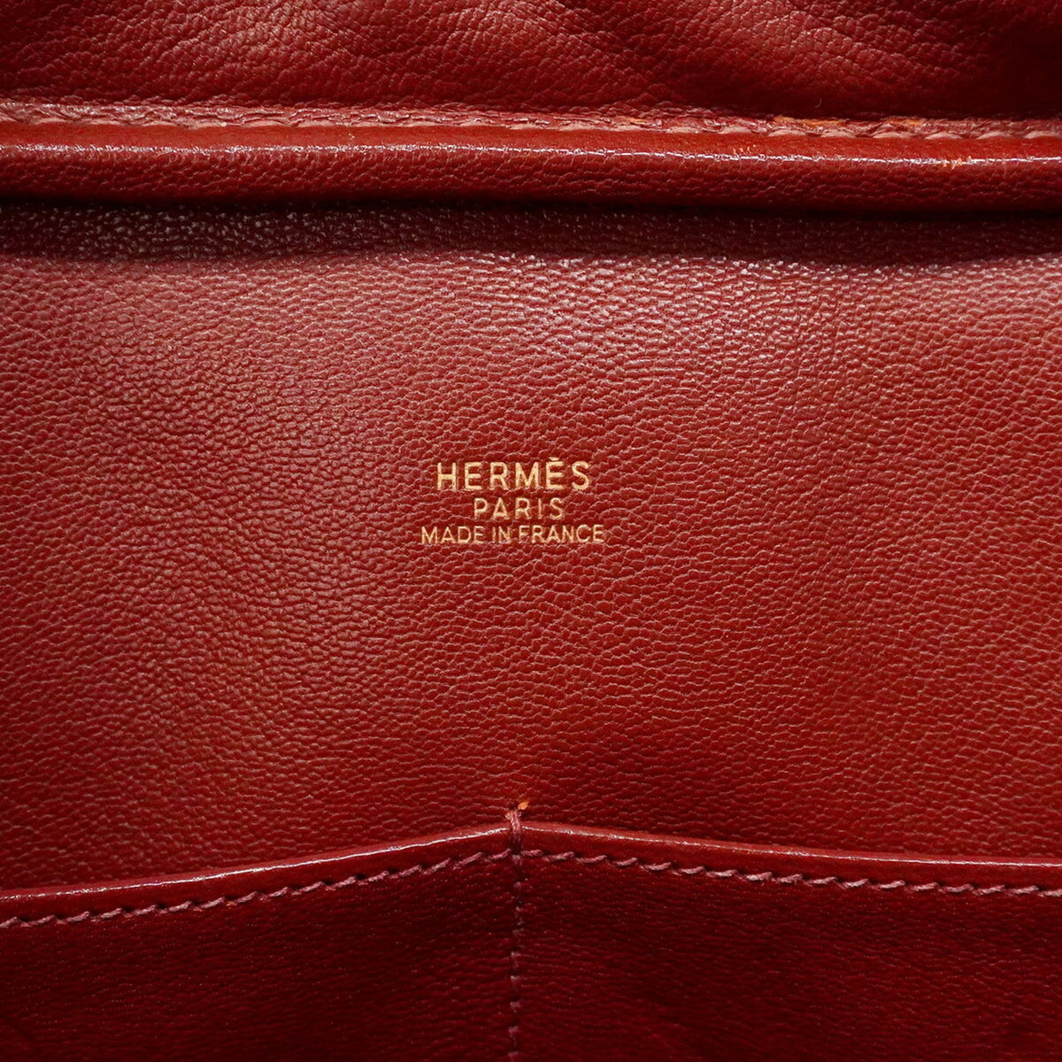 Hermes Brique Togo Leather Tote Bag (Pre-Owned)