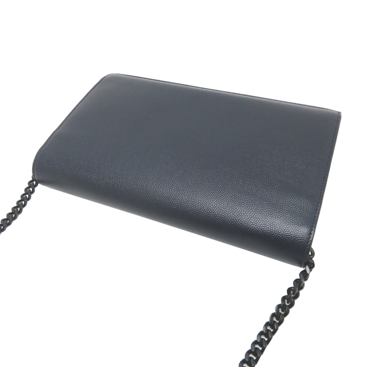 Saint Laurent Navy Leather Shoulder Bag (Pre-Owned)
