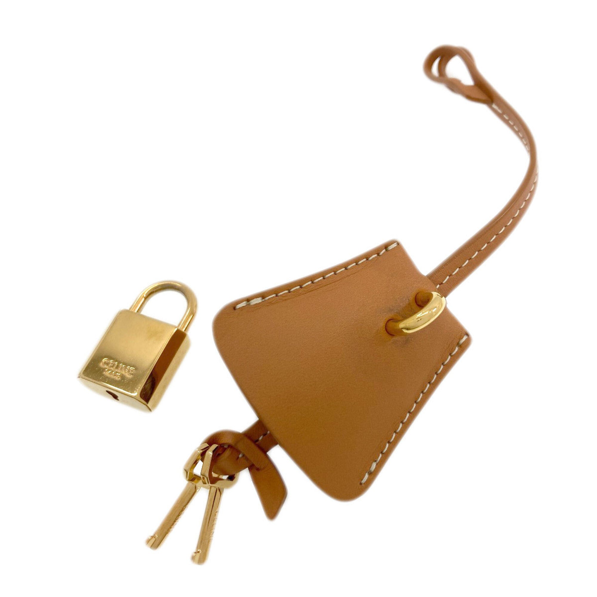 Celine Brown White Canvas Handbag (Pre-Owned)