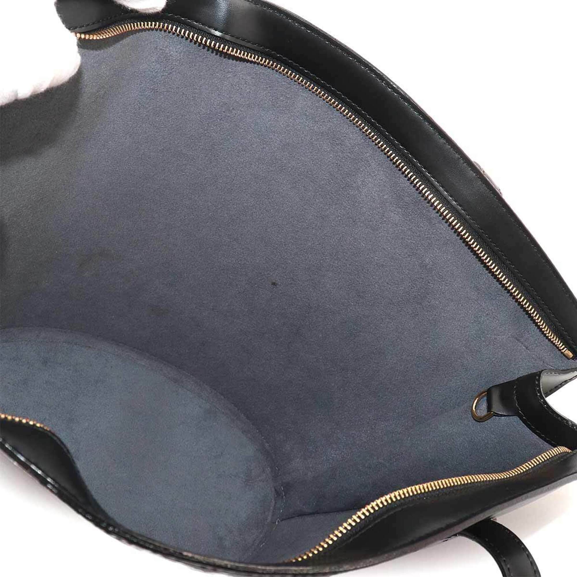 Louis Vuitton Black Noir Epi Leather Handbag Tote Bag (Pre-Owned)