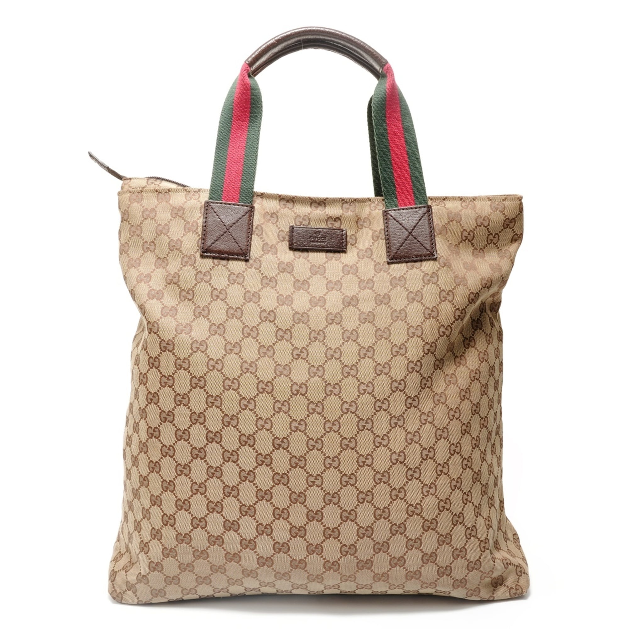 Gucci Gg Canvas Beige Gg Canvas Shoulder Bag (Pre-Owned)