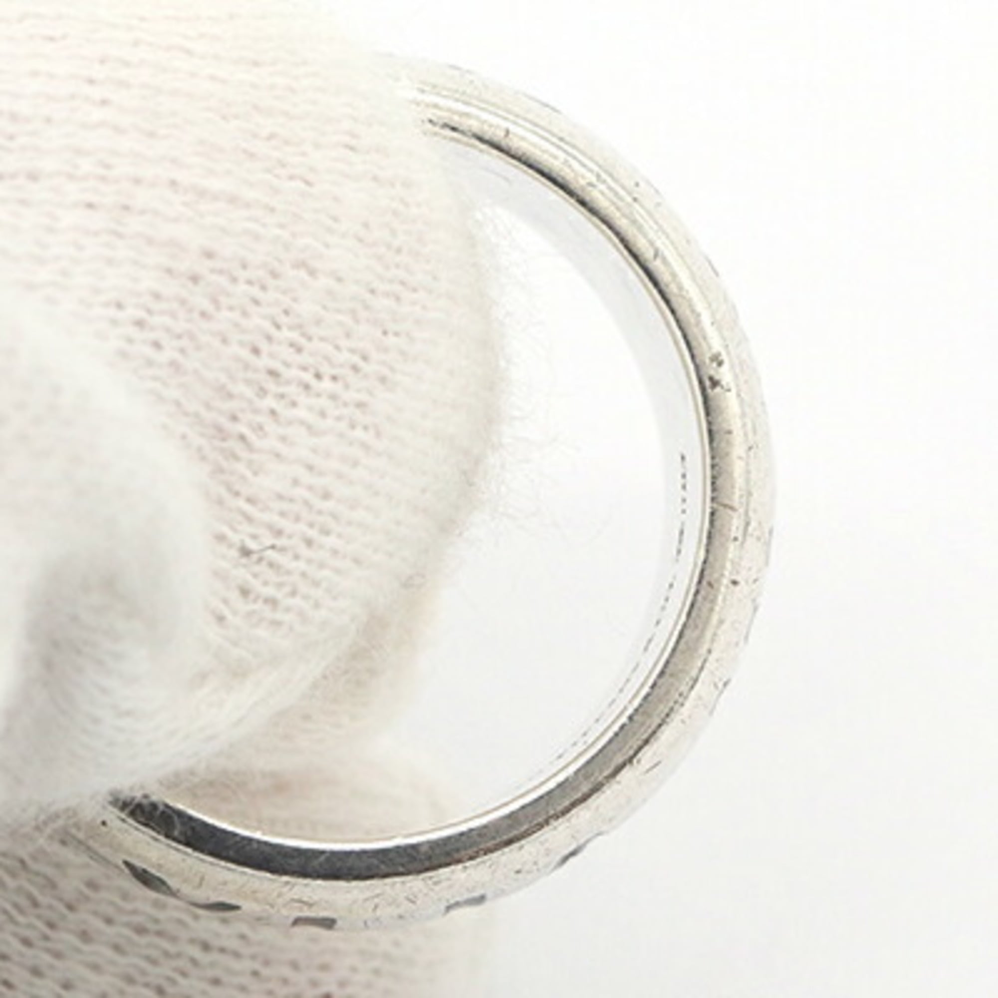 Tiffany Atlas Sterling Silver 925 Band Ring (Pre-Owned)