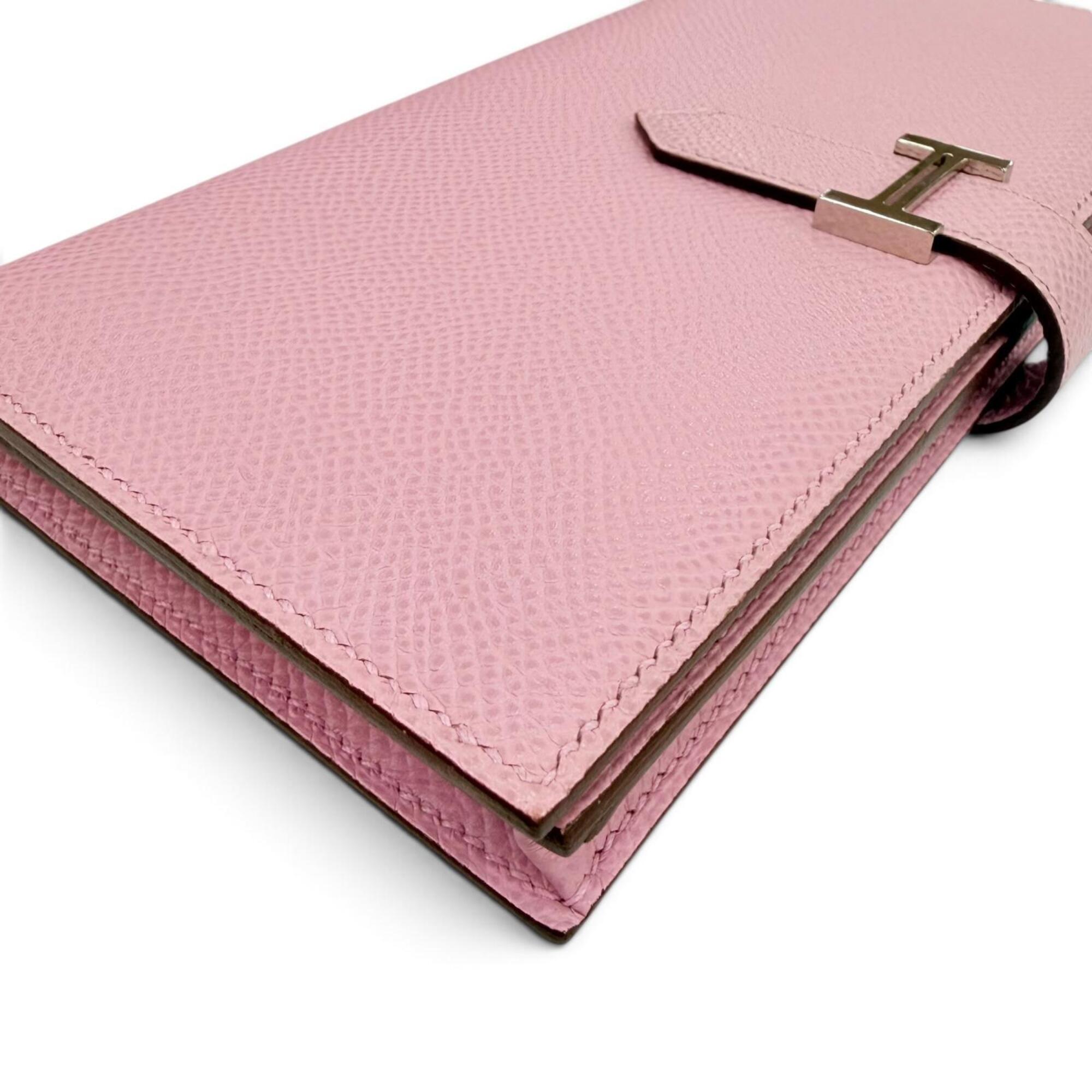 Hermes Epsom Leather Long Wallet (Bi-Fold) (Pre-Owned)