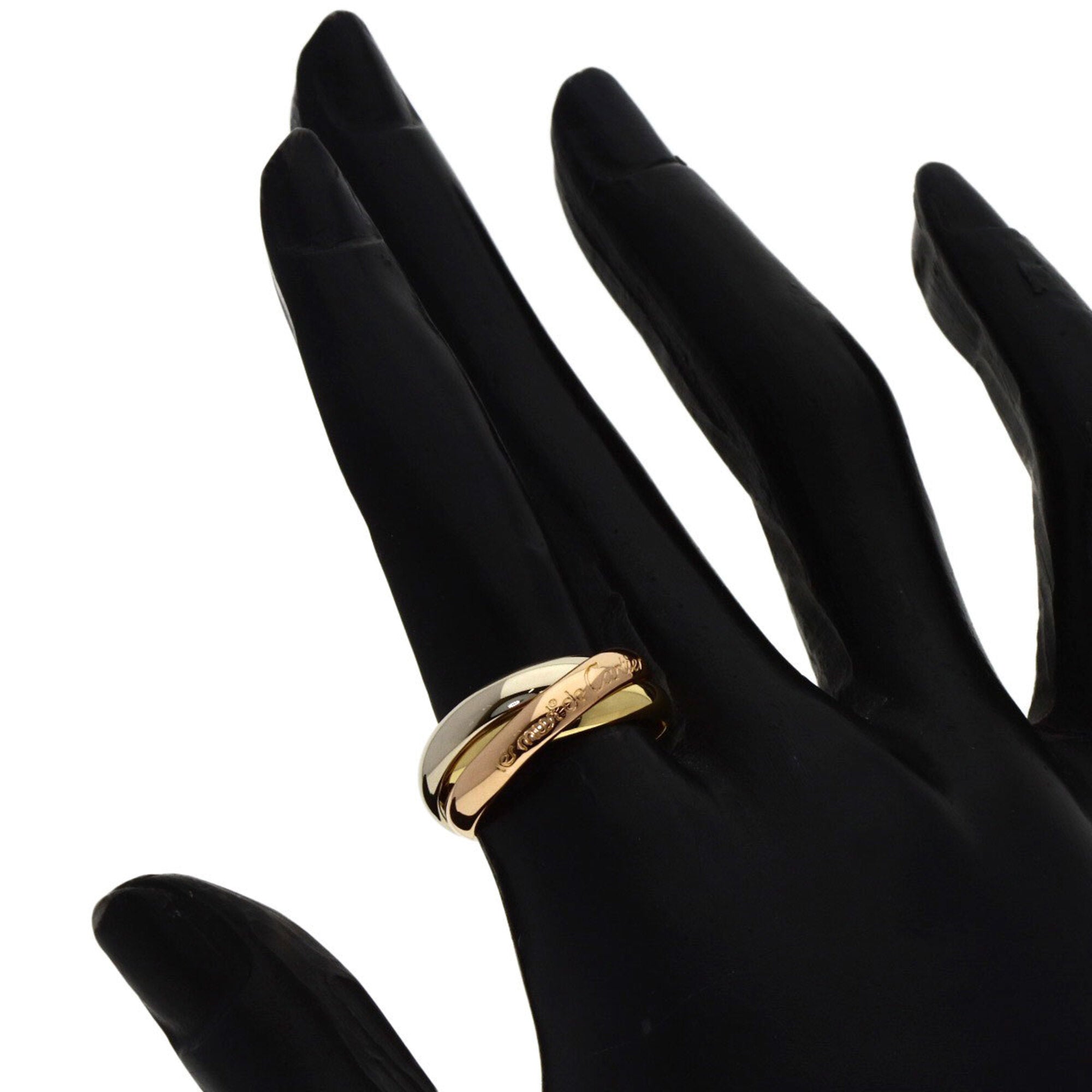 Cartier Trinity Yellow Gold (18K) Pink Gold (18K) White Gold (18K) Band Ring (Pre-Owned)