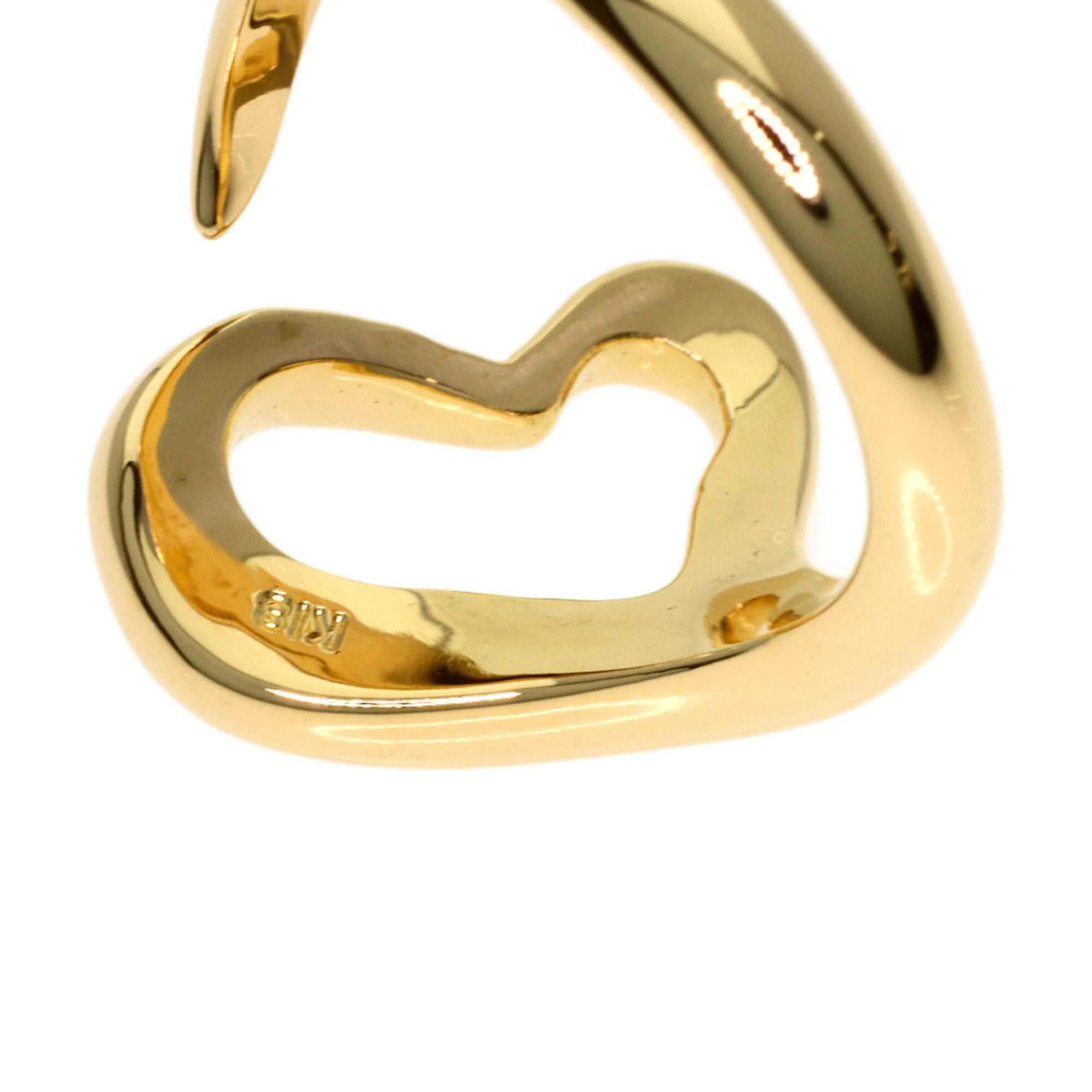 Tiffany Open Heart Yellow Gold (18K) Band Ring (Pre-Owned)