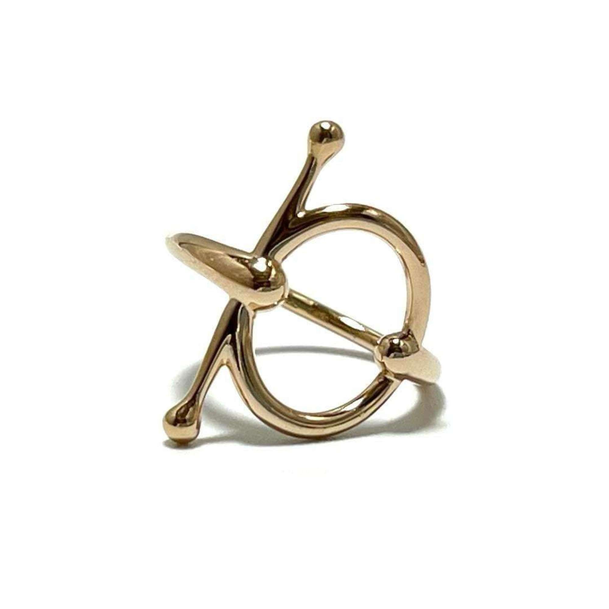 Hermes Pink Gold Pink Gold (18K) Band Ring (Pre-Owned)