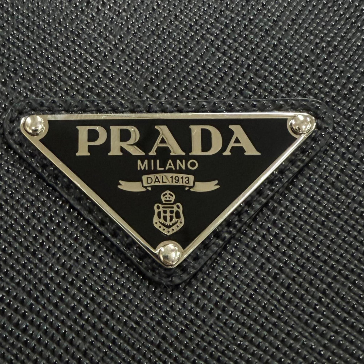 Prada Black Leather Tote Bag (Pre-Owned)