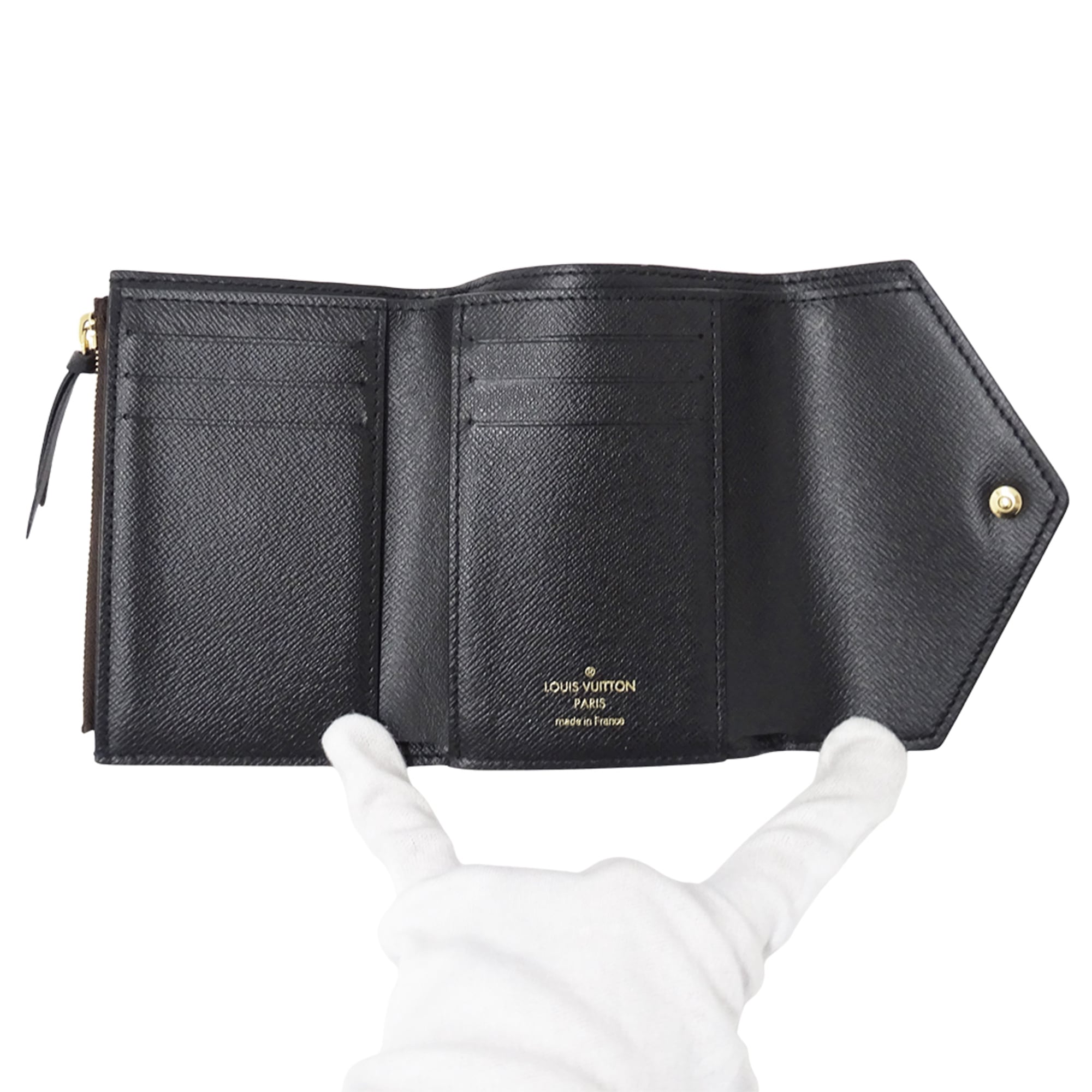 Louis Vuitton Monogram Reverse Monogram Reverse Monogram Canvas Wallet (Tri-Fold) (Pre-Owned)