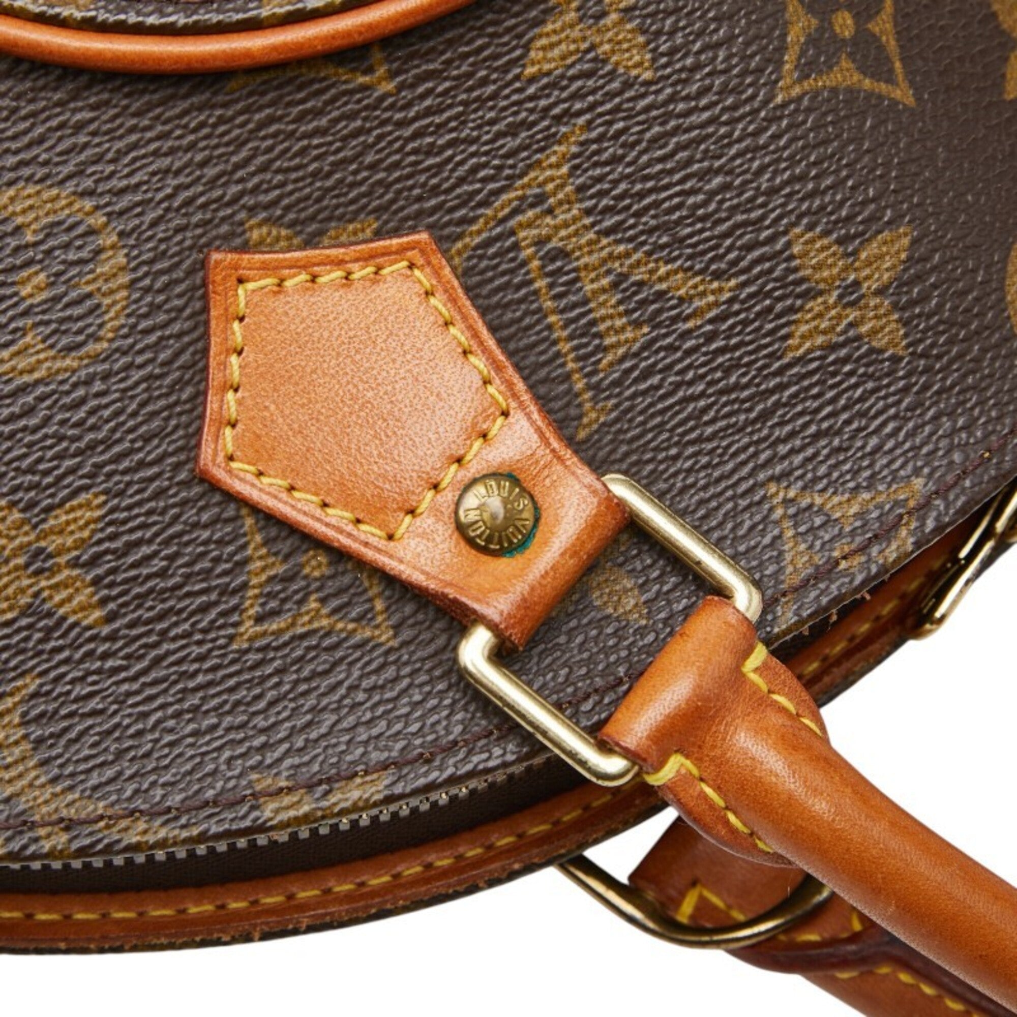Louis Vuitton Brown Pvc Leather Handbag (Pre-Owned)