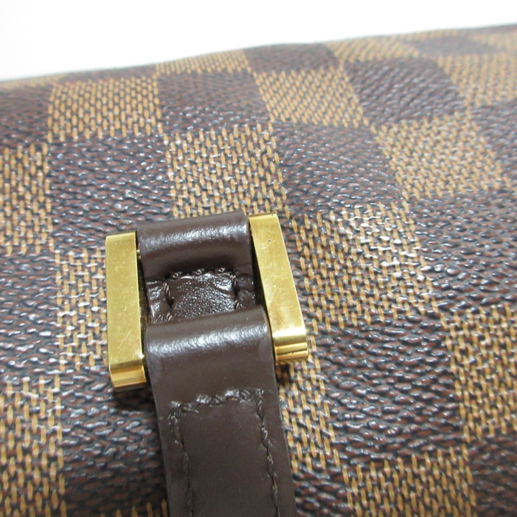 Louis Vuitton Brown Galle Damier Canvas Handbag (Pre-Owned)