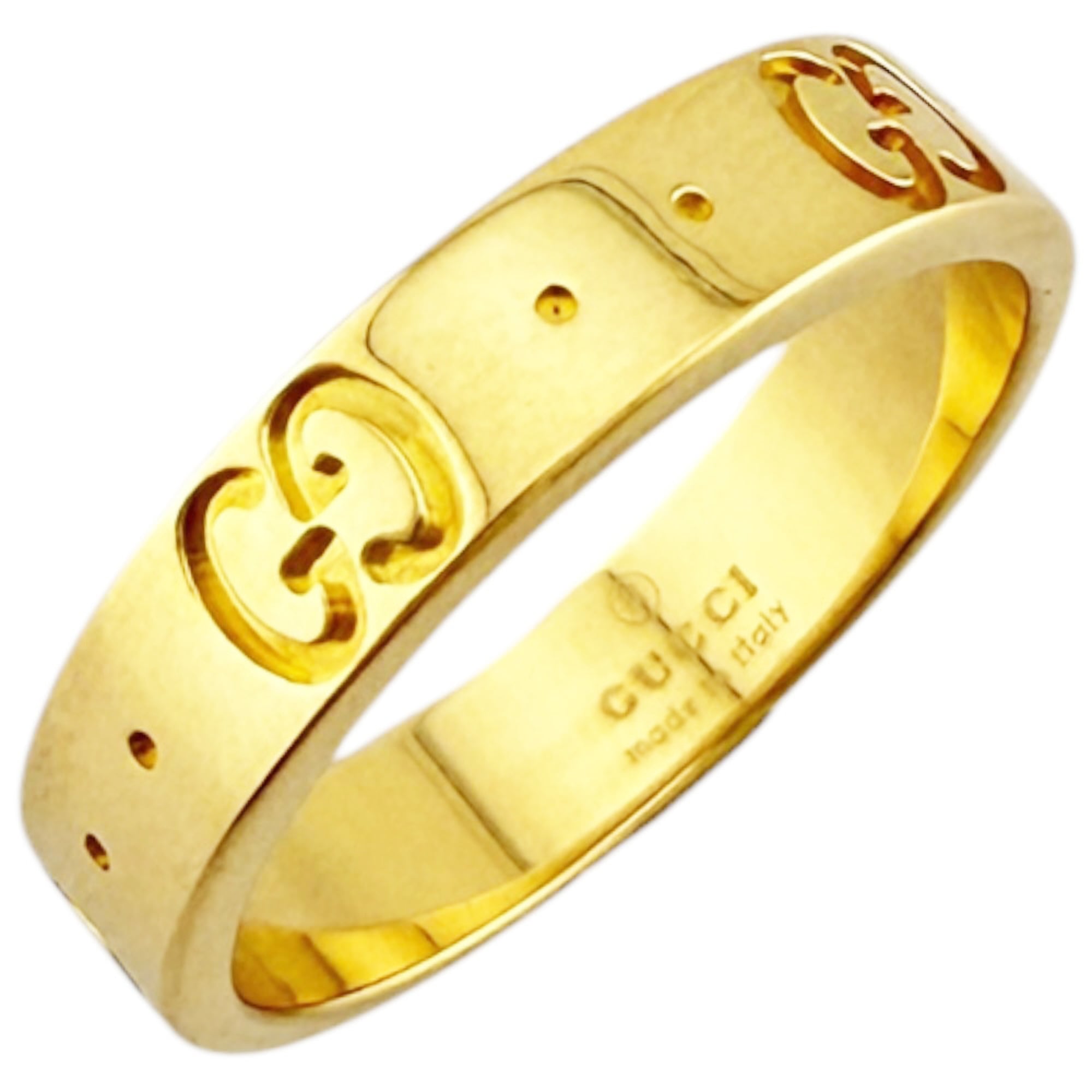 Gucci Yellow Gold Yellow Gold (18K) Band Ring (Pre-Owned)