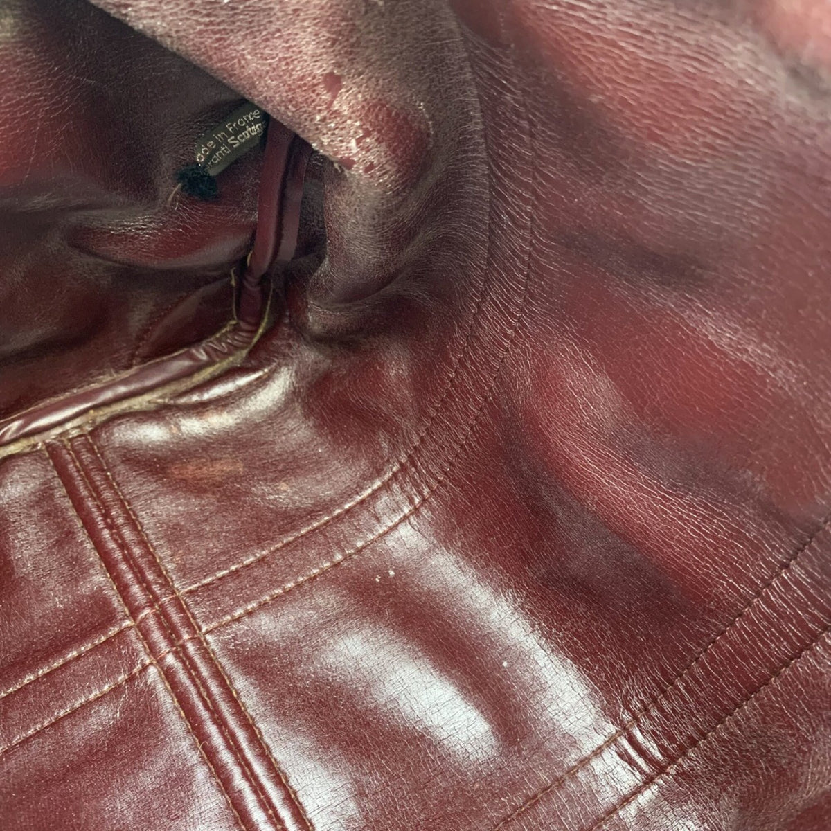 Christian Dior Red Color Wine Trotter Canvas Leather Boston Bag (Pre-Owned)