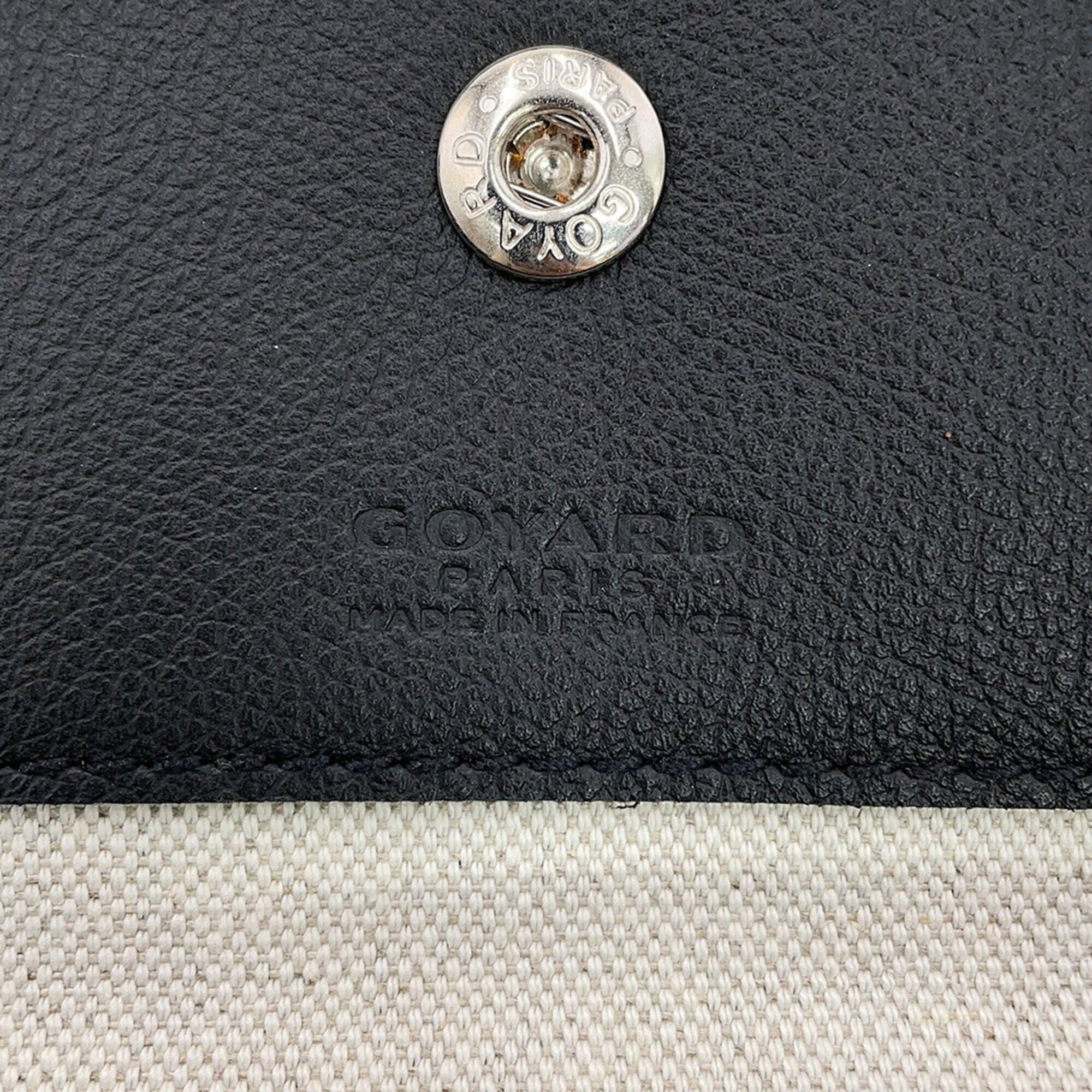Goyard Black Pvc Leather Handbag Pouch Shoulder Bag (Pre-Owned)