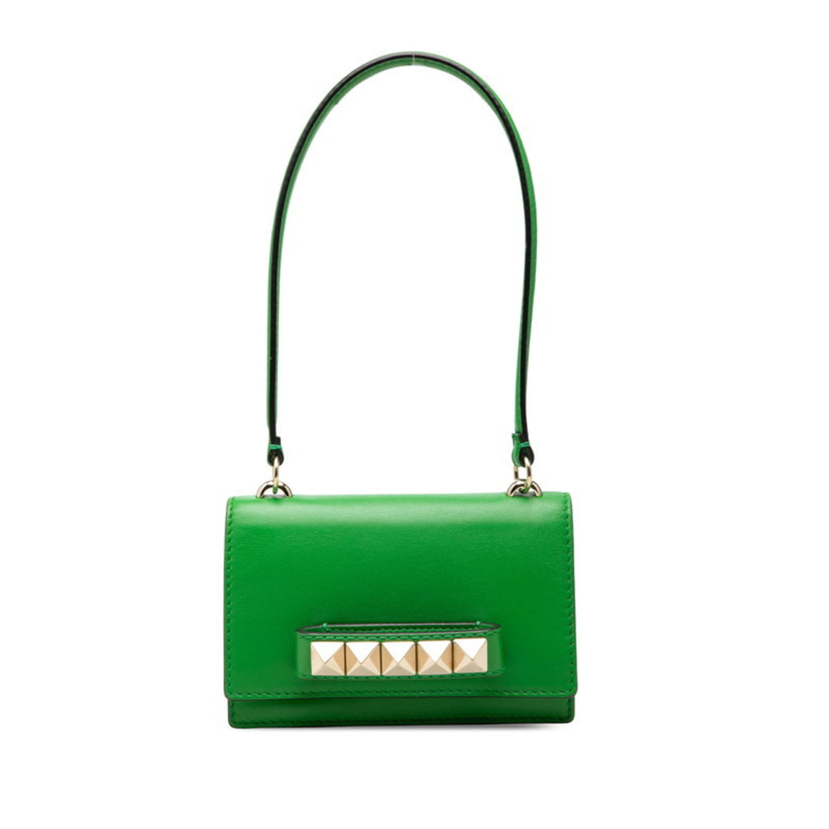 Valentino Green Leather Handbag (Pre-Owned)