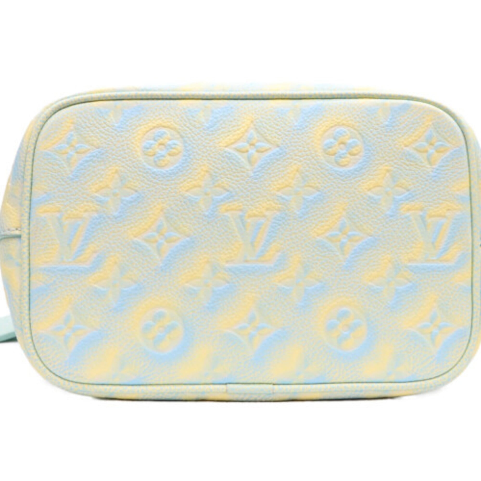Louis Vuitton Blue Yellow Monogram Empreinte Shoulder Bag (Pre-Owned)