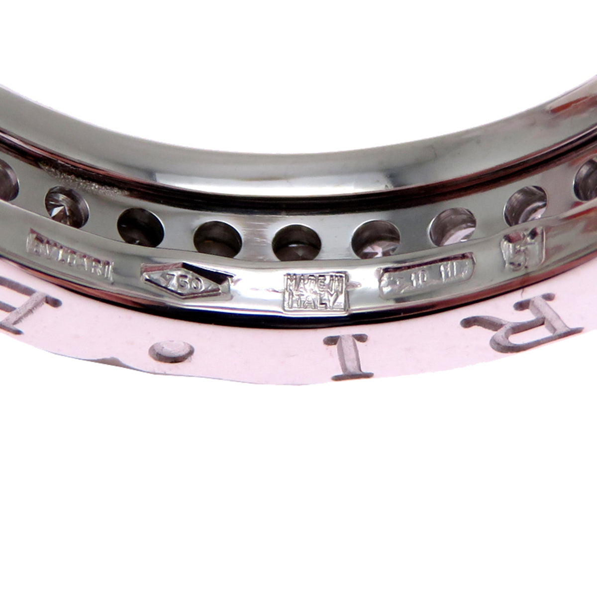 Bvlgari White Gold (18K) Band Ring (Pre-Owned)