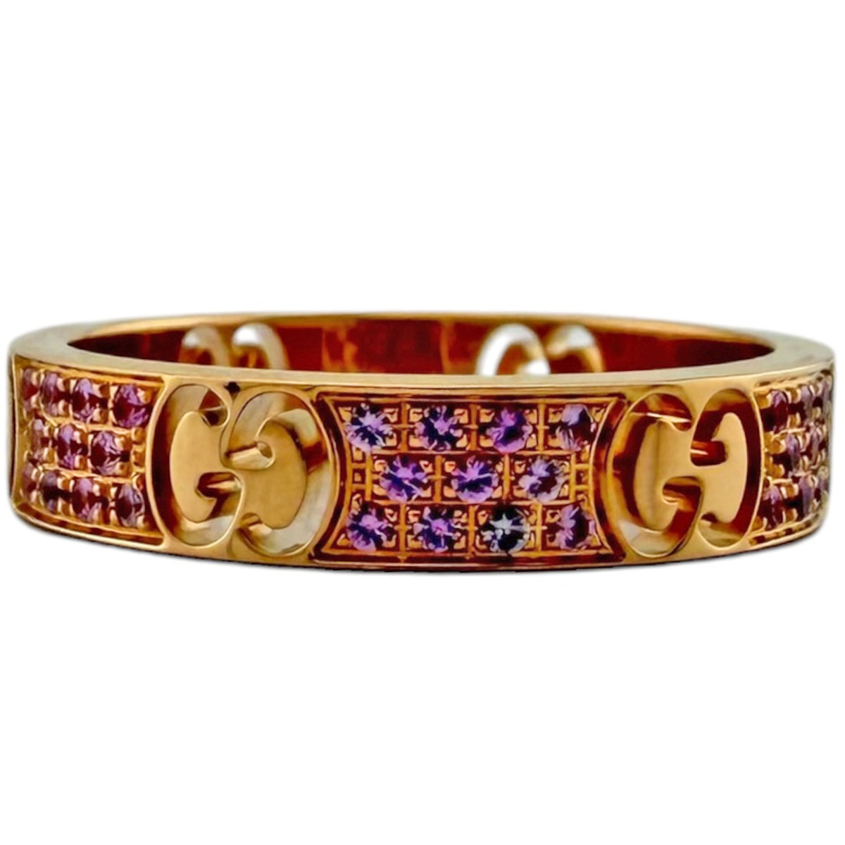 Gucci Pink Gold (18K) Band Ring (Pre-Owned)