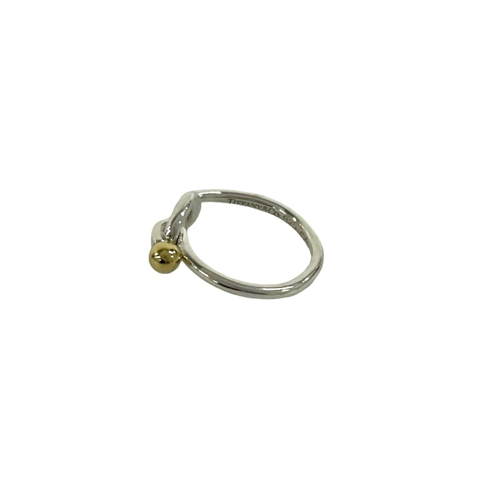 Tiffany Gold Silver Band Ring (Pre-Owned)