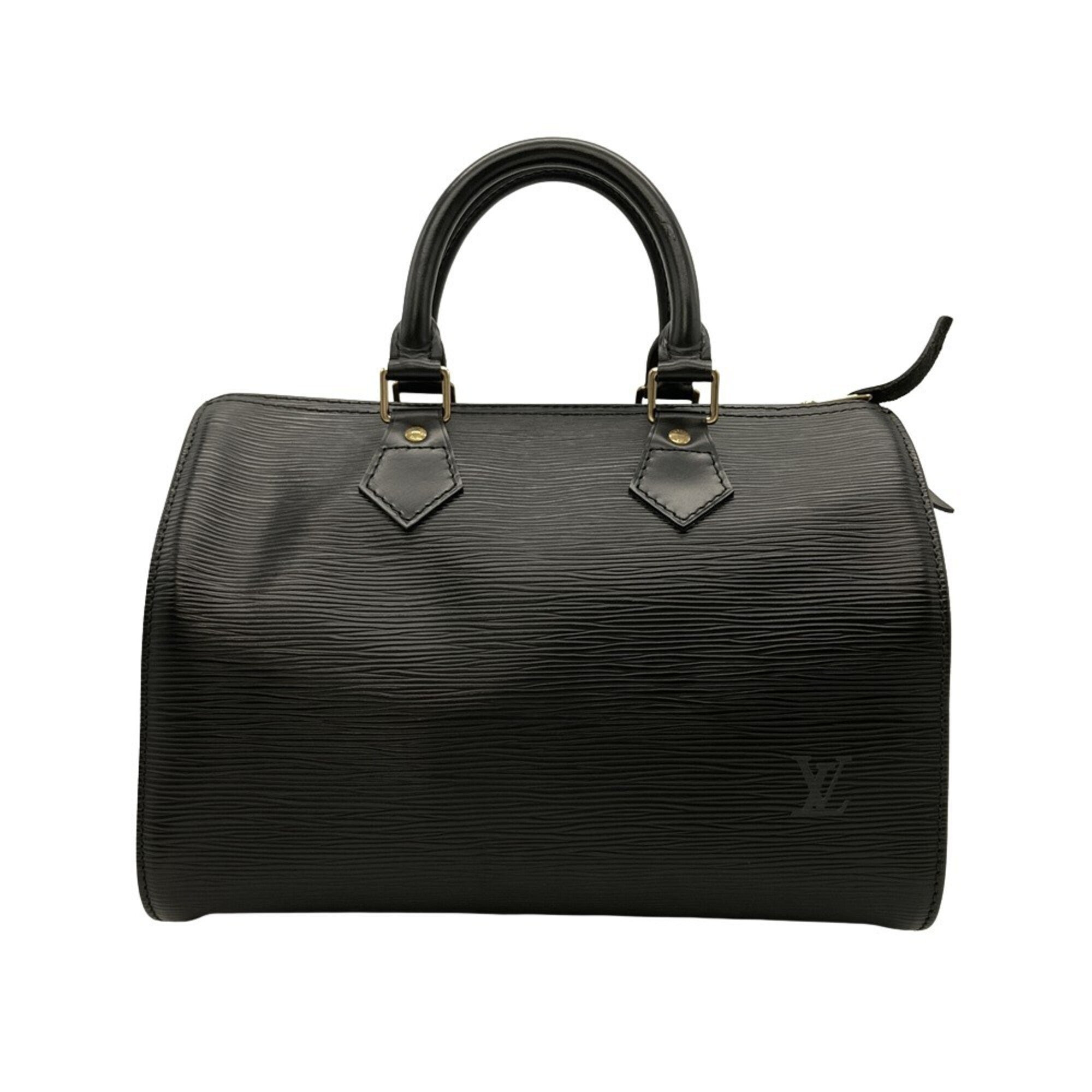 Louis Vuitton Black Noir Epi Leather Handbag (Pre-Owned)