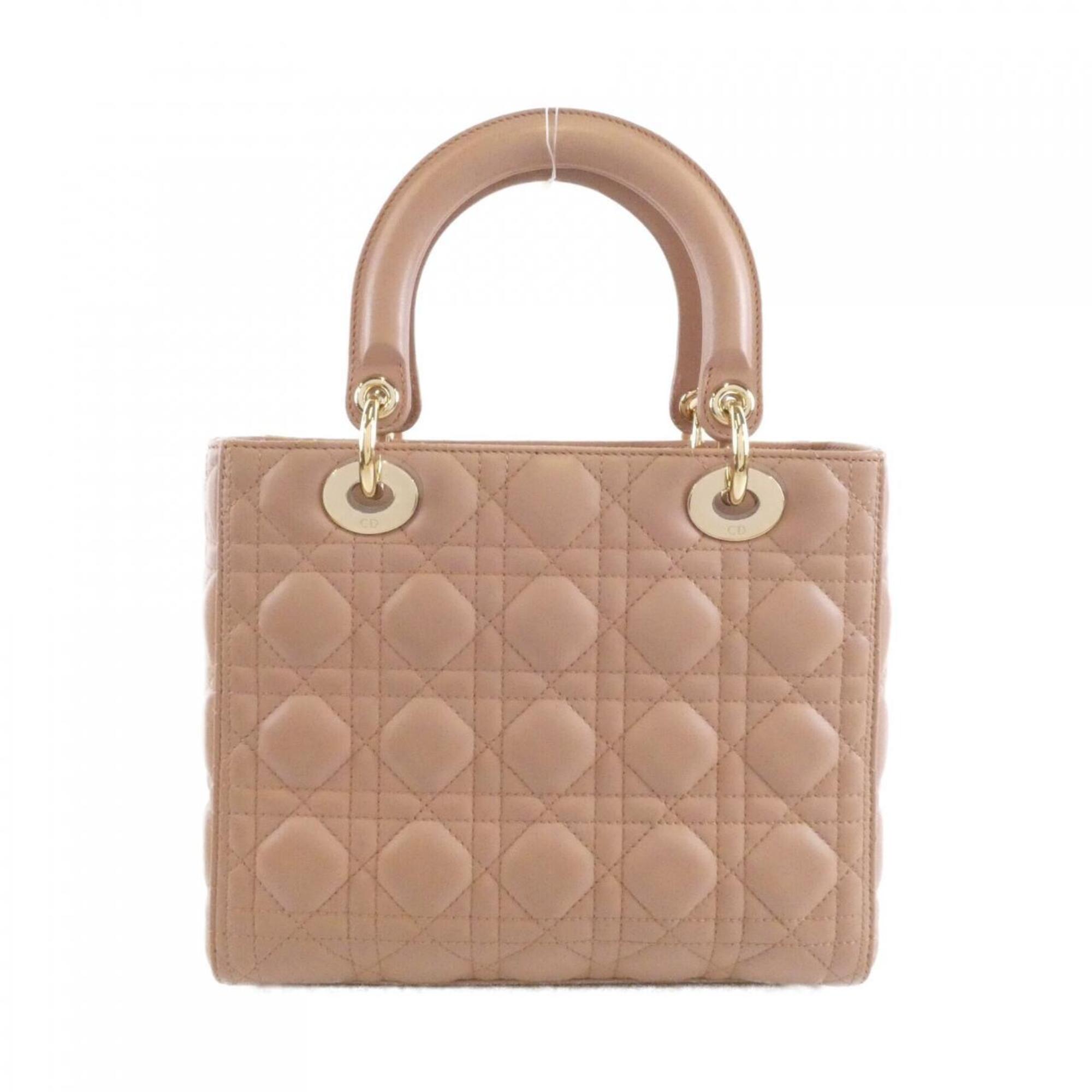 Christian Dior Pink Leather Handbag (Pre-Owned)