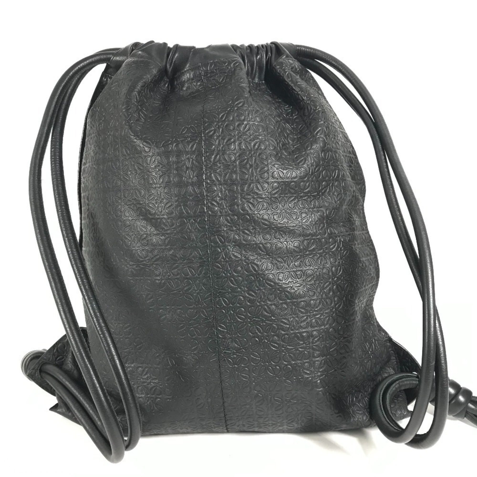 Loewe Black Leather Backpack (Pre-Owned)