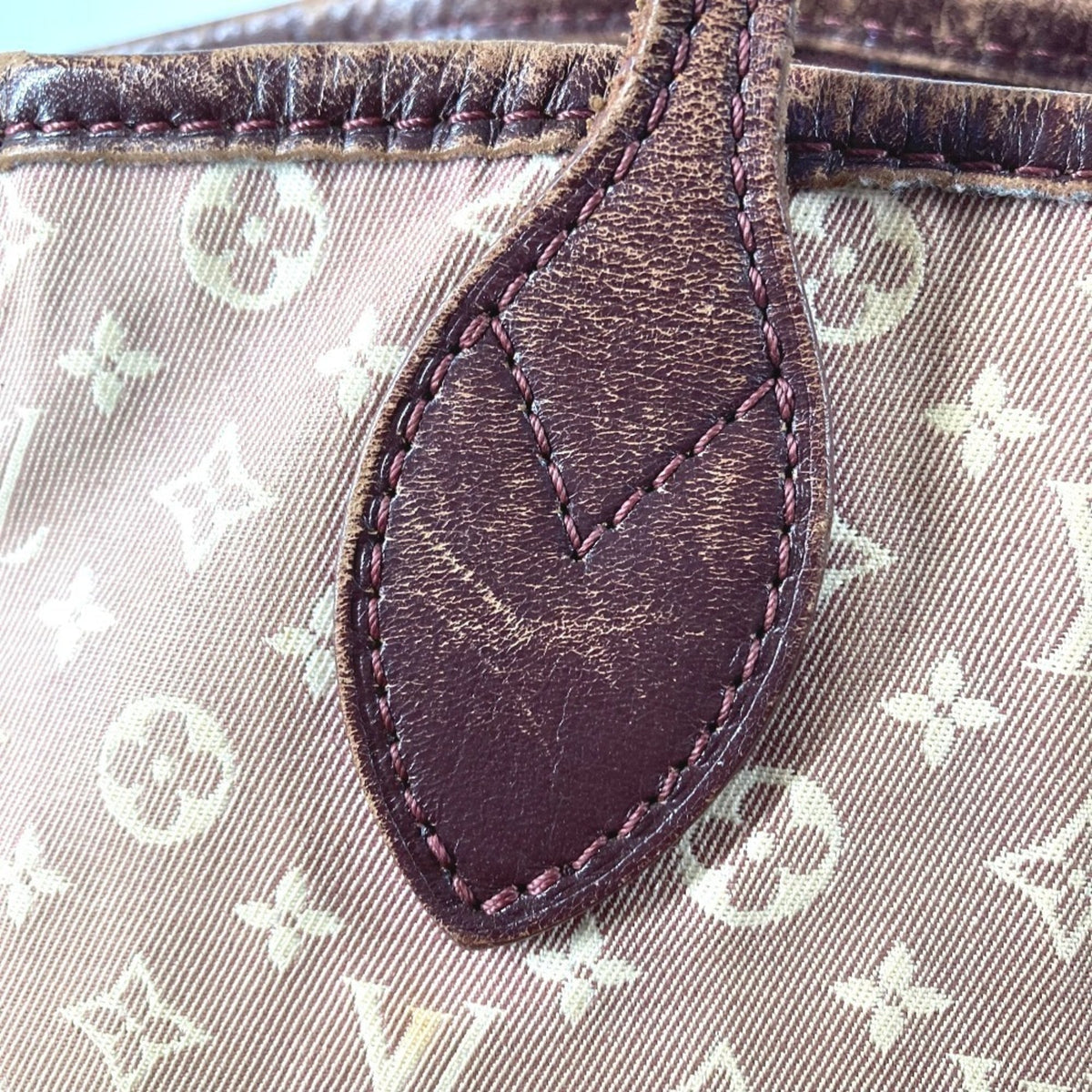 Louis Vuitton Monogram Idylle Red Color Sepia Monogram Idylle Shoulder Bag Tote Bag (Pre-Owned)