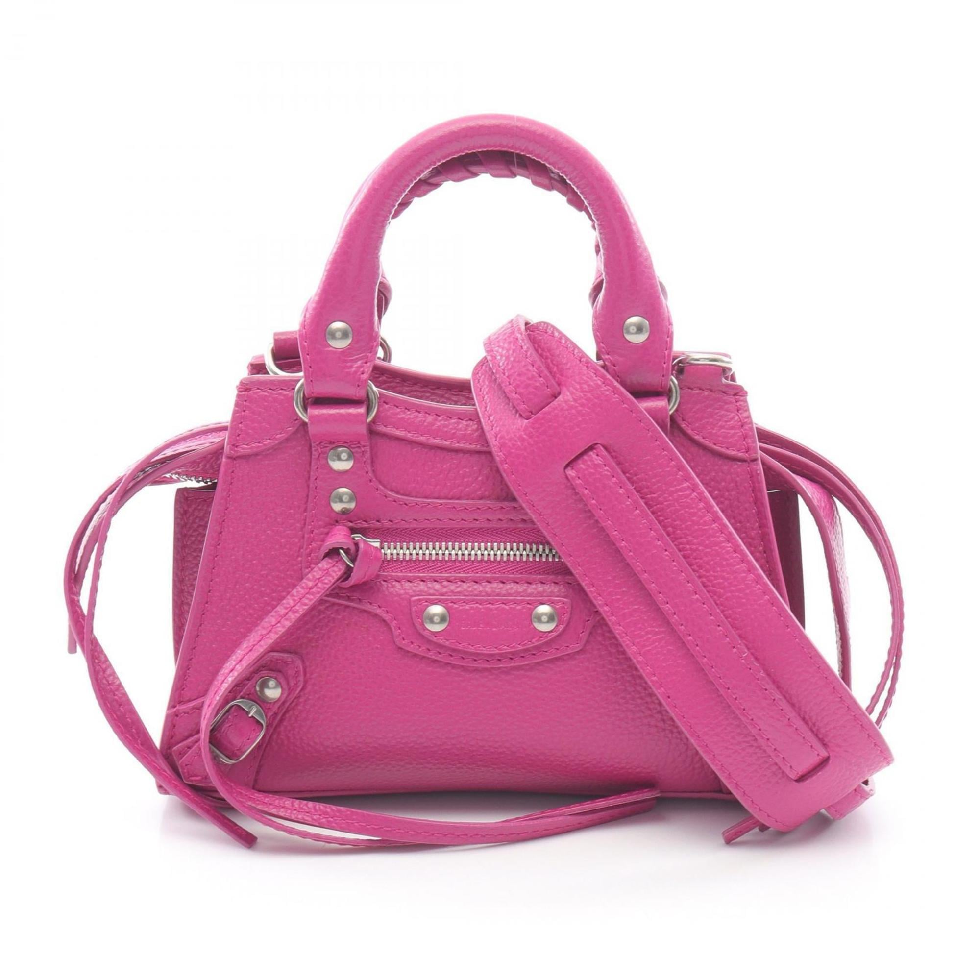Balenciaga Pink Leather Handbag (Pre-Owned)