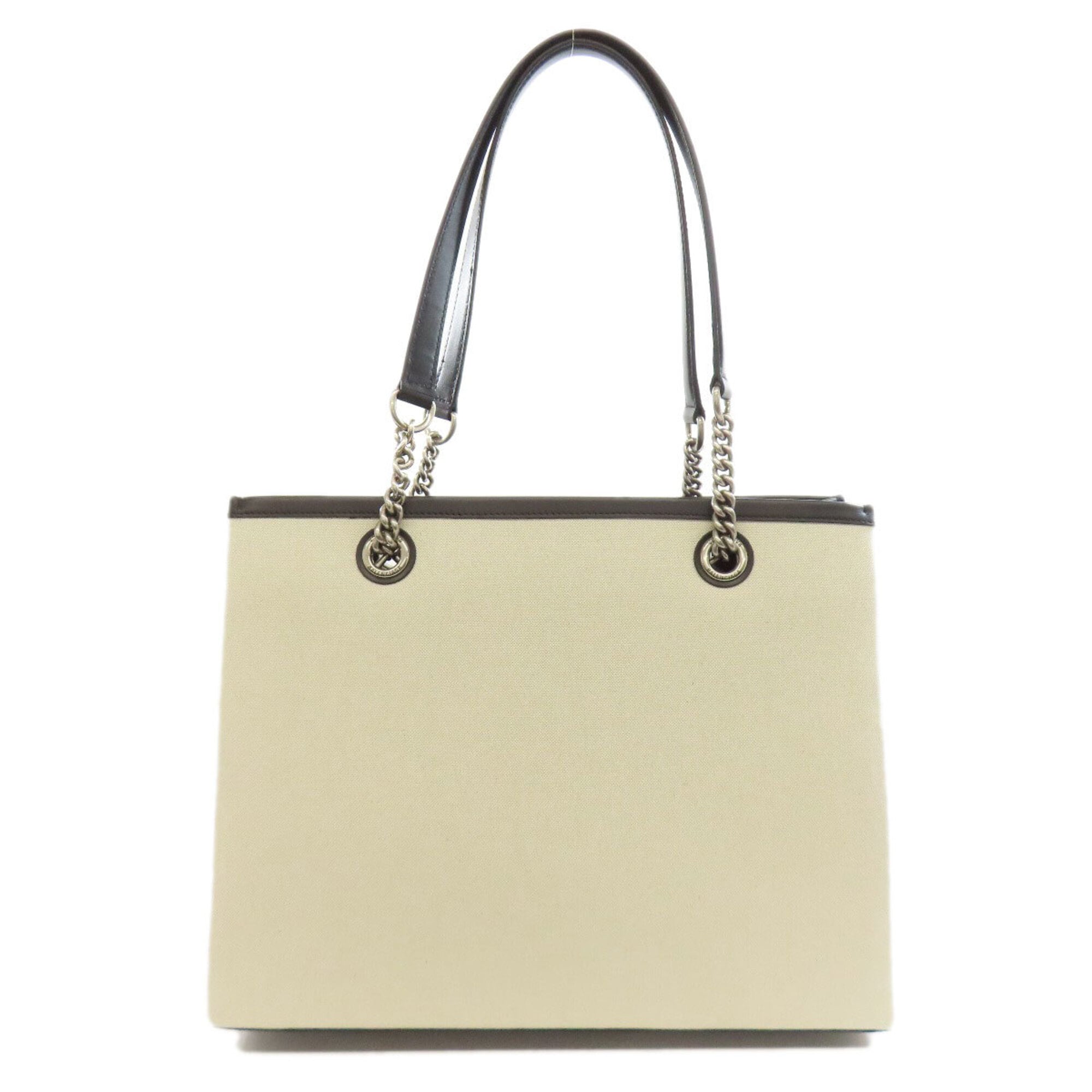Balenciaga Black White Canvas Tote Bag (Pre-Owned)