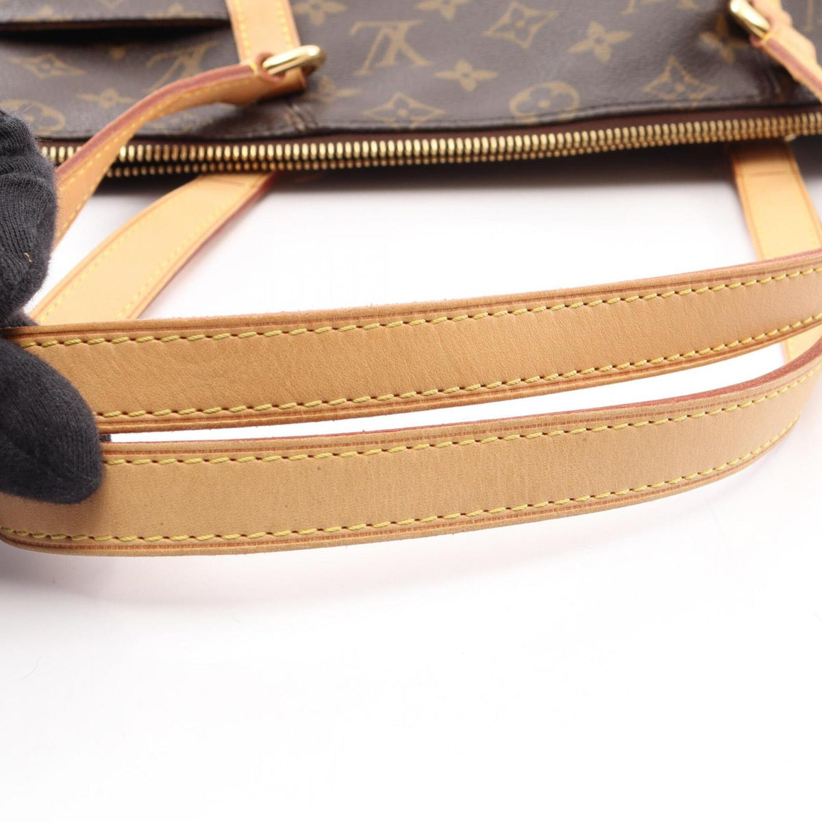 Louis Vuitton Brown Coated Canvas Pvc Monogram Leather Handbag Tote Bag (Pre-Owned)