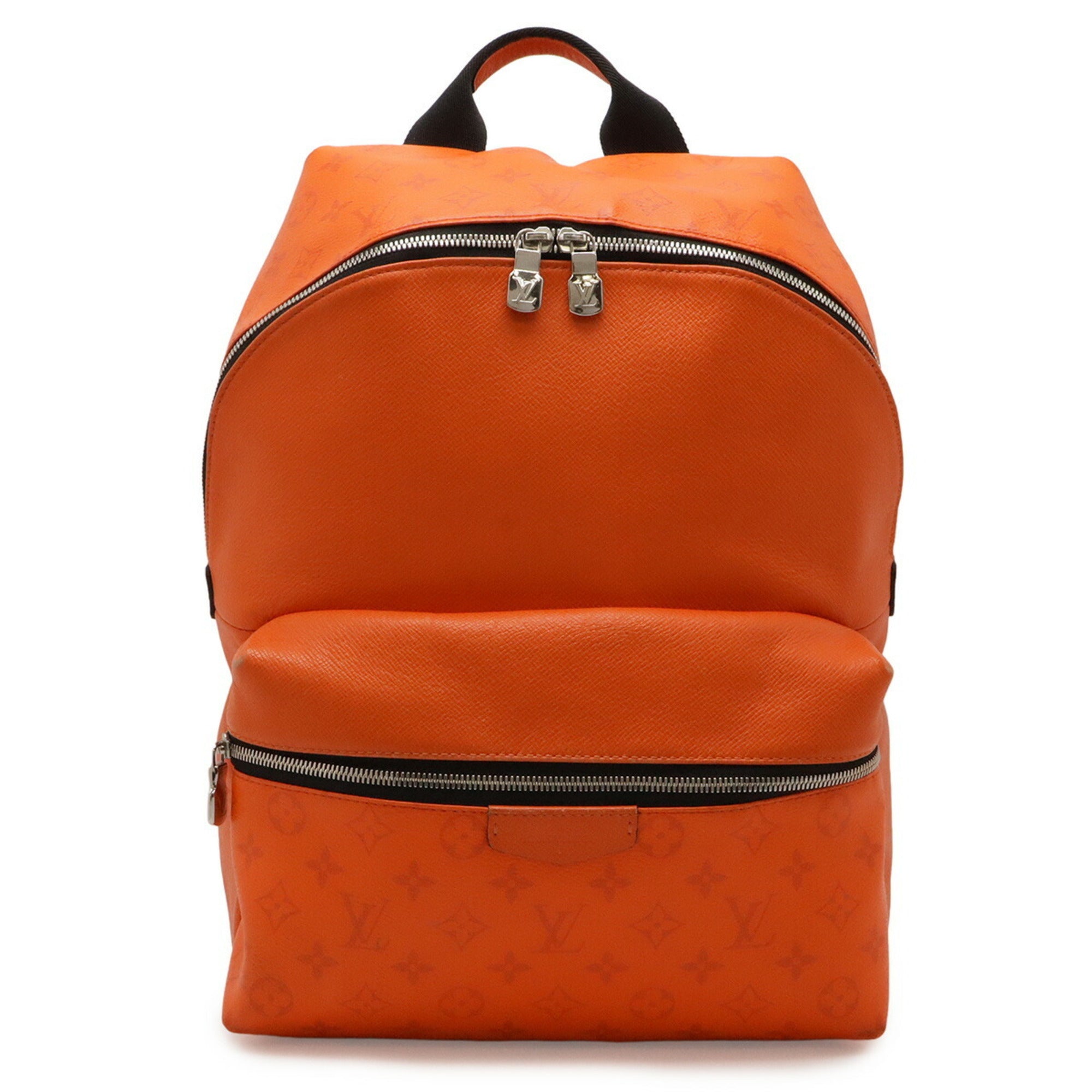 Louis Vuitton Monogram Eclipse Orange Taigarama Backpack (Pre-Owned)