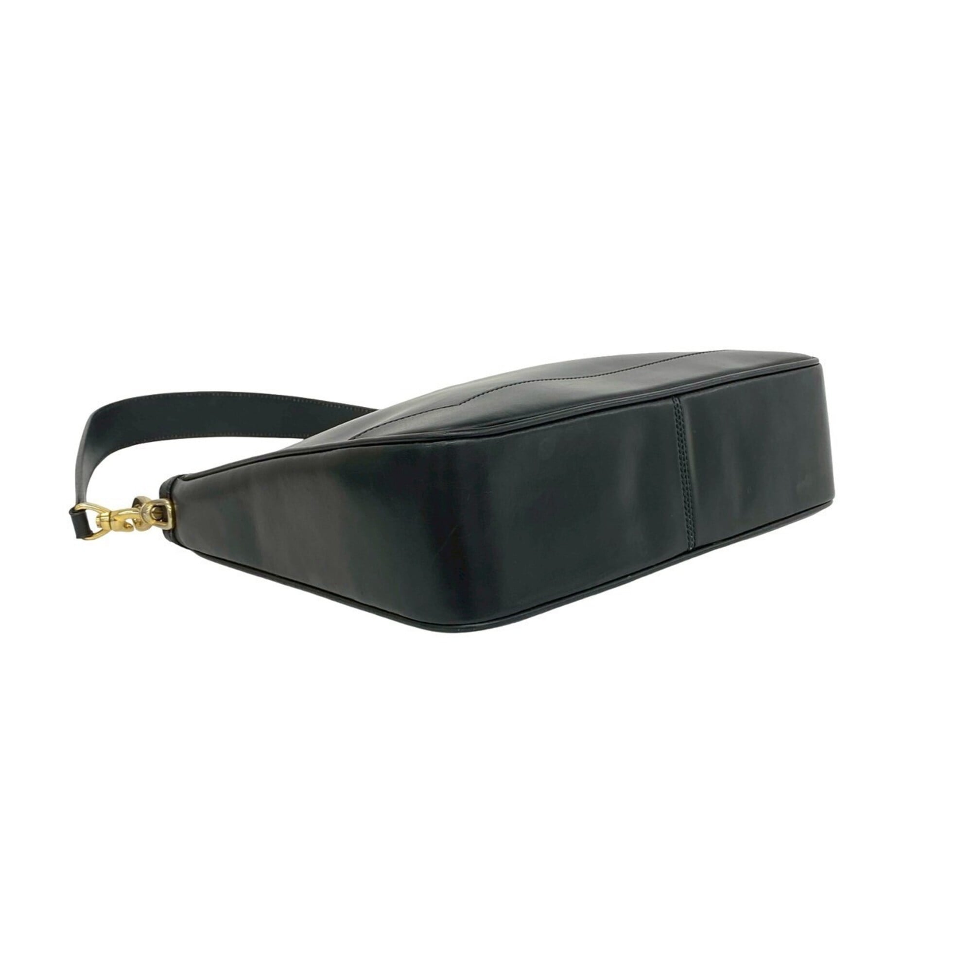 Celine Black Leather Shoulder Bag Tote Bag (Pre-Owned)