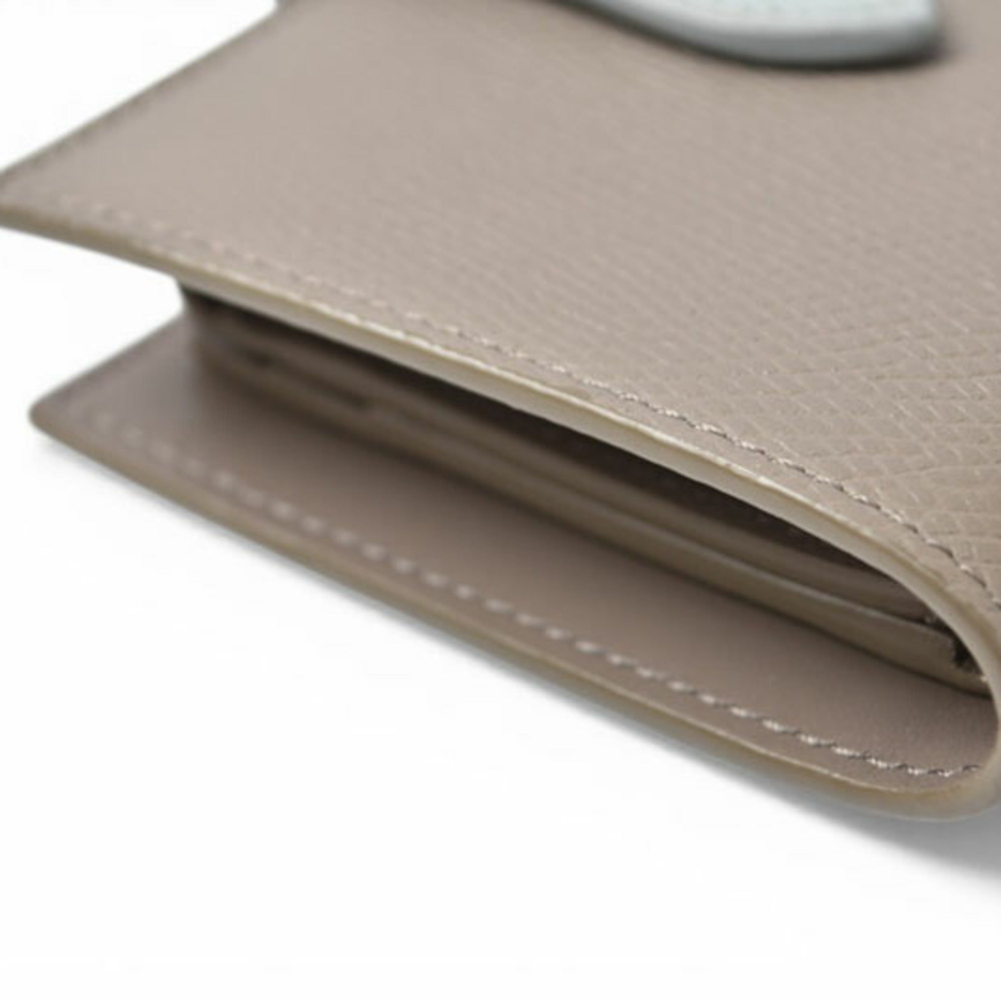 Celine Blue Gray Leather Wallet (Bi-Fold) (Pre-Owned)