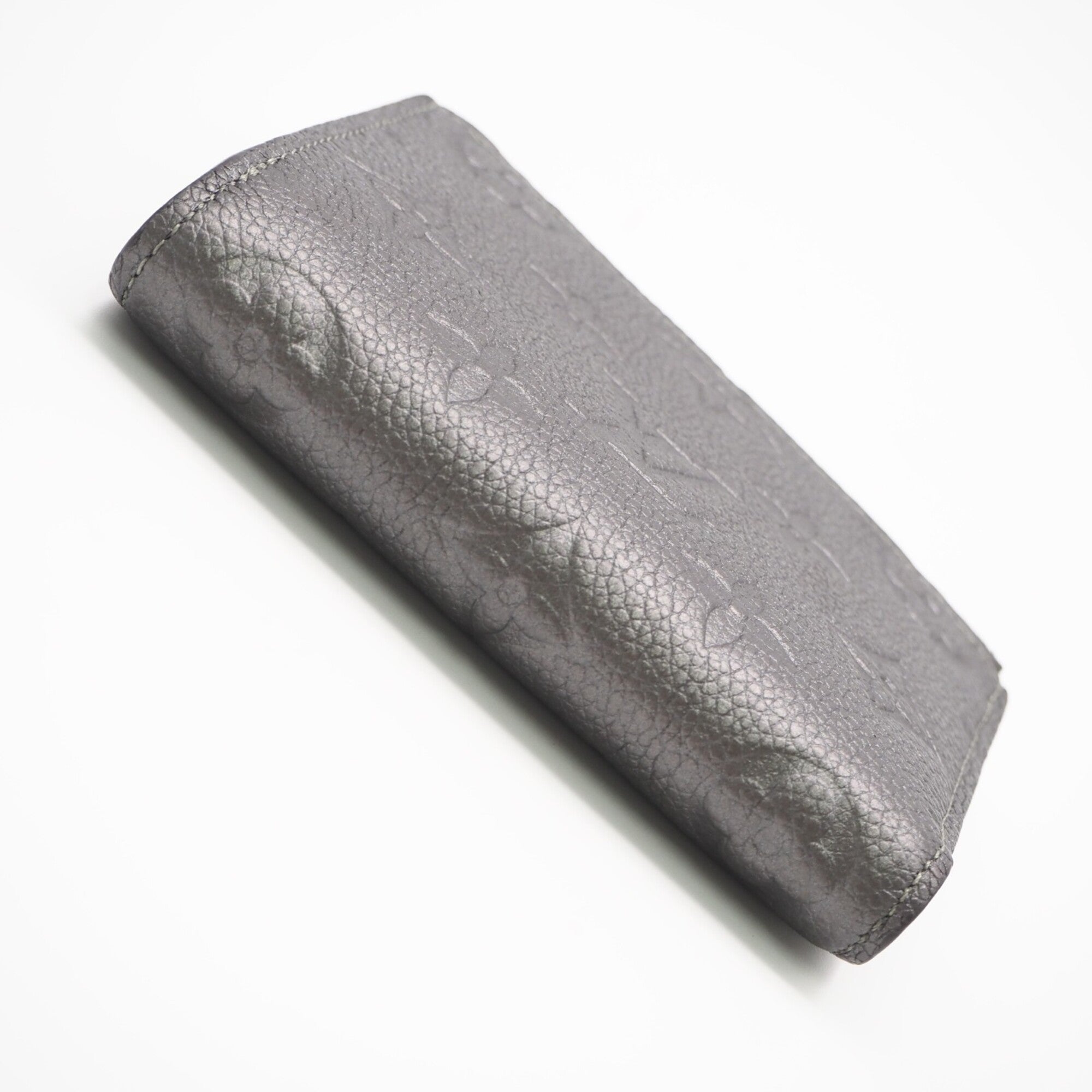 Louis Vuitton Silver Leather Wallet (Bi-Fold) (Pre-Owned)