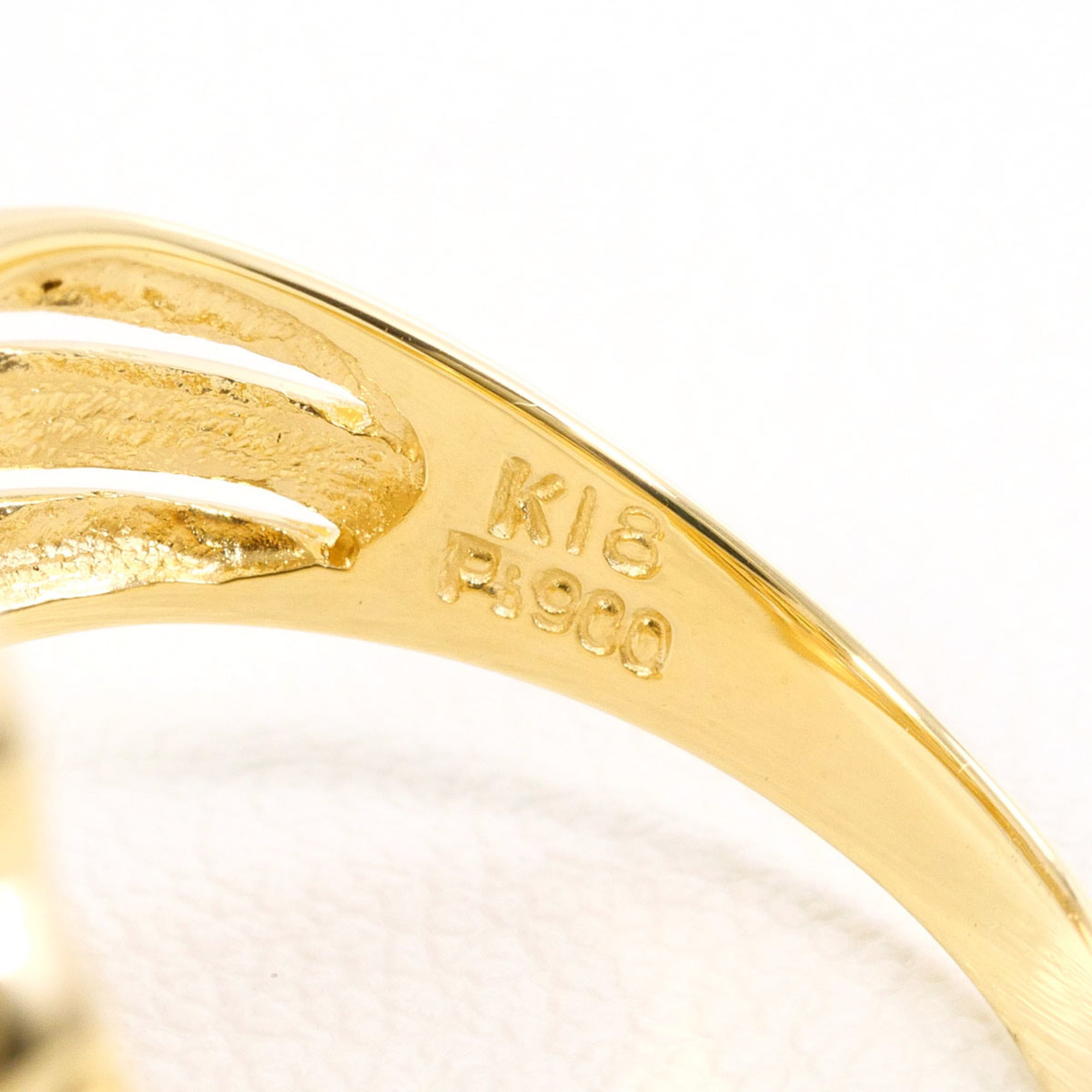 Unbranded Platinum Yellow Gold Yellow Gold (18K) Platinum 900 Band Ring (Pre-Owned)