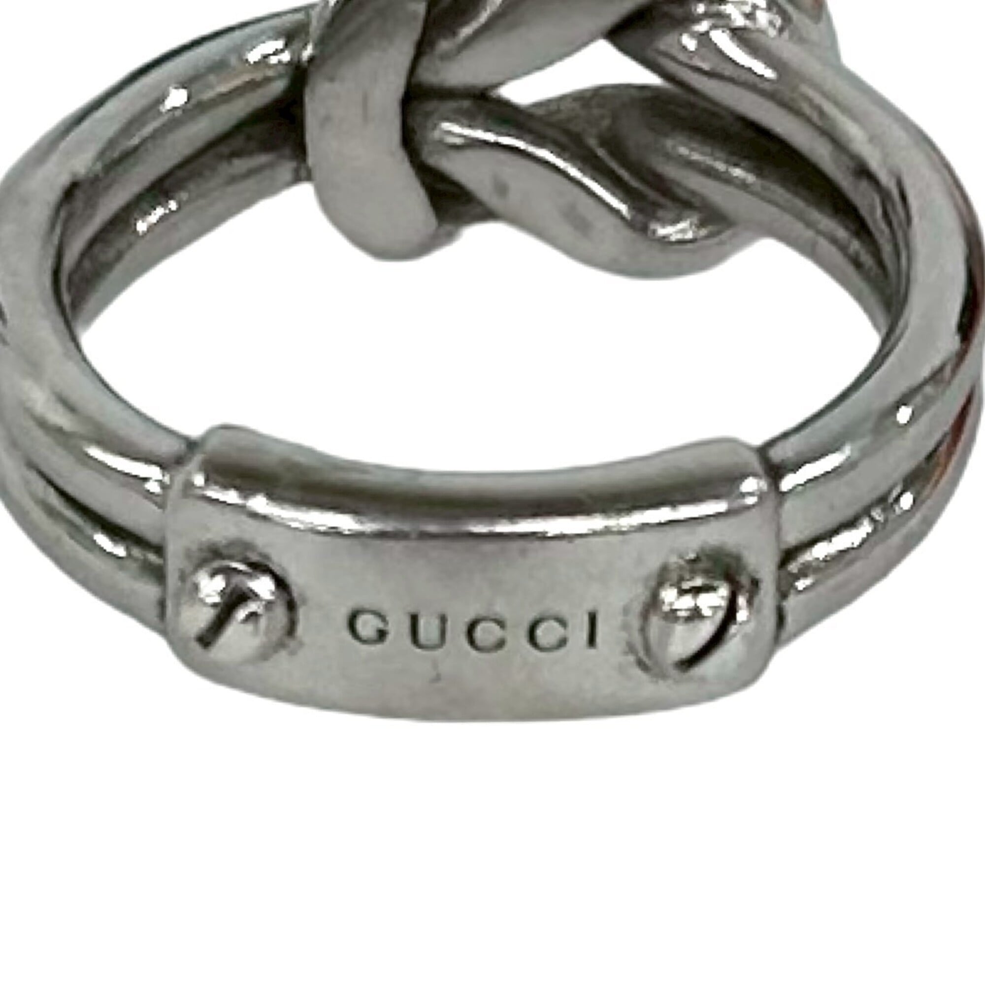 Gucci Silver Silver 925 Band Ring (Pre-Owned)