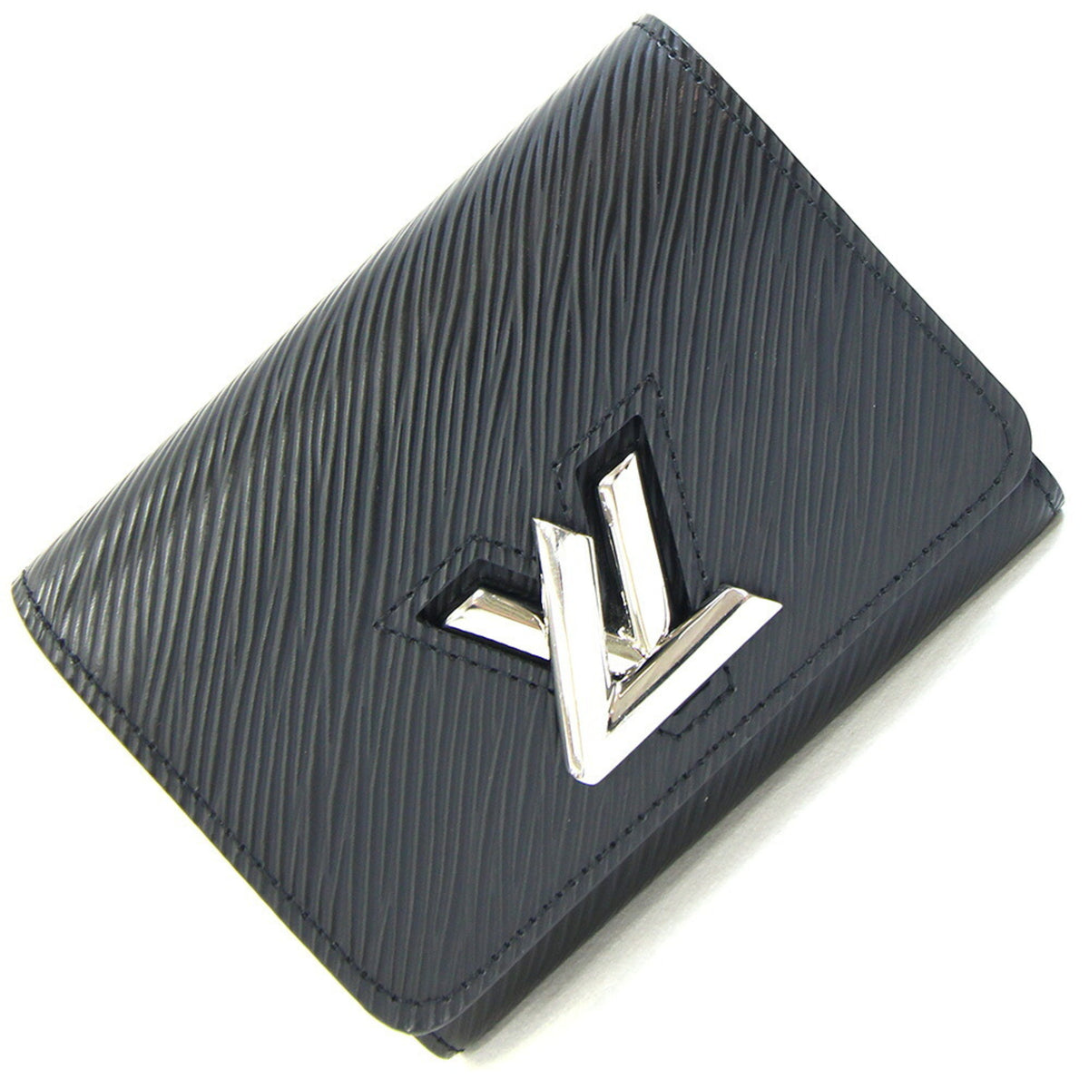 Louis Vuitton Noir Epi Leather Wallet (Tri-Fold) (Pre-Owned)