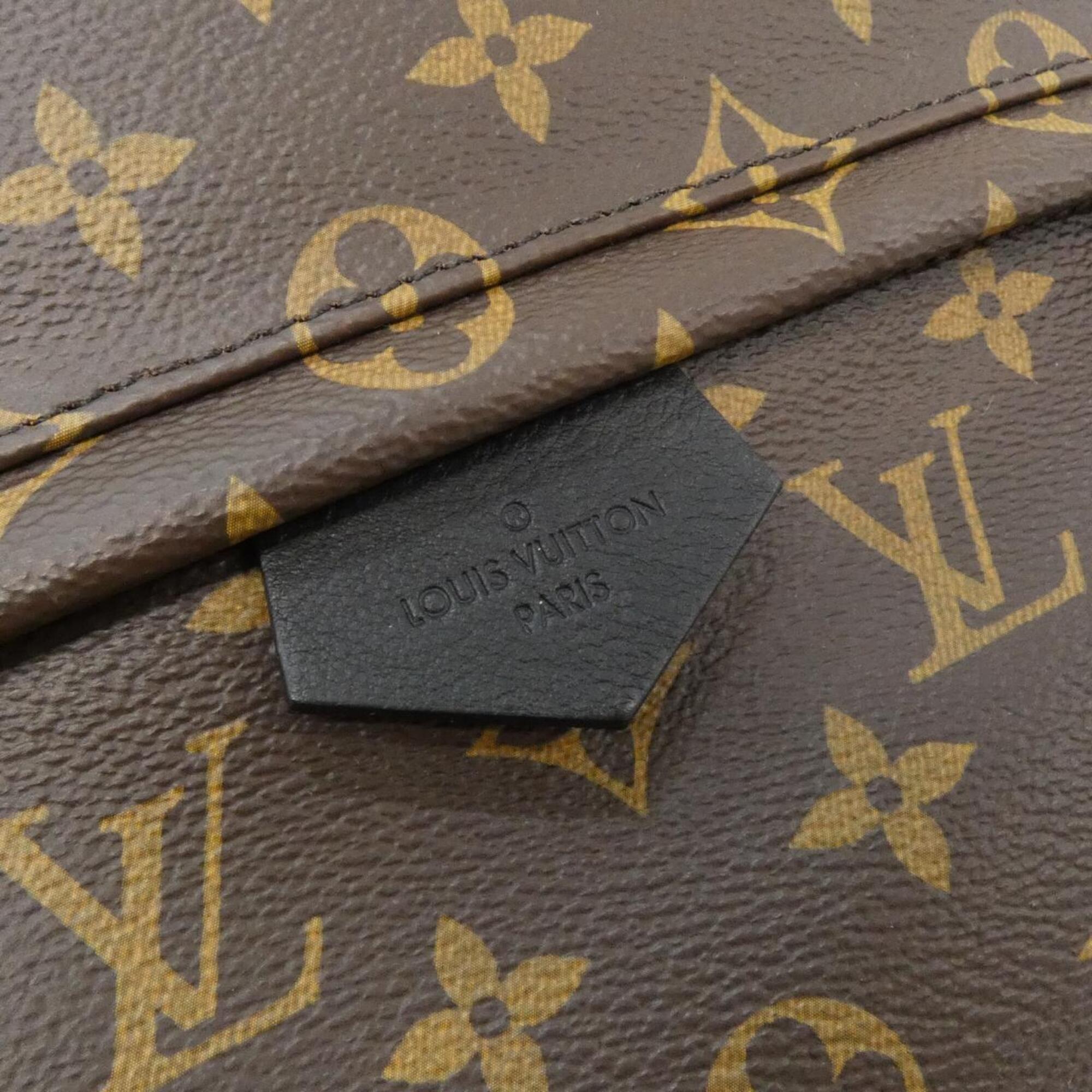 Louis Vuitton Marron Coated Canvas Backpack (Pre-Owned)
